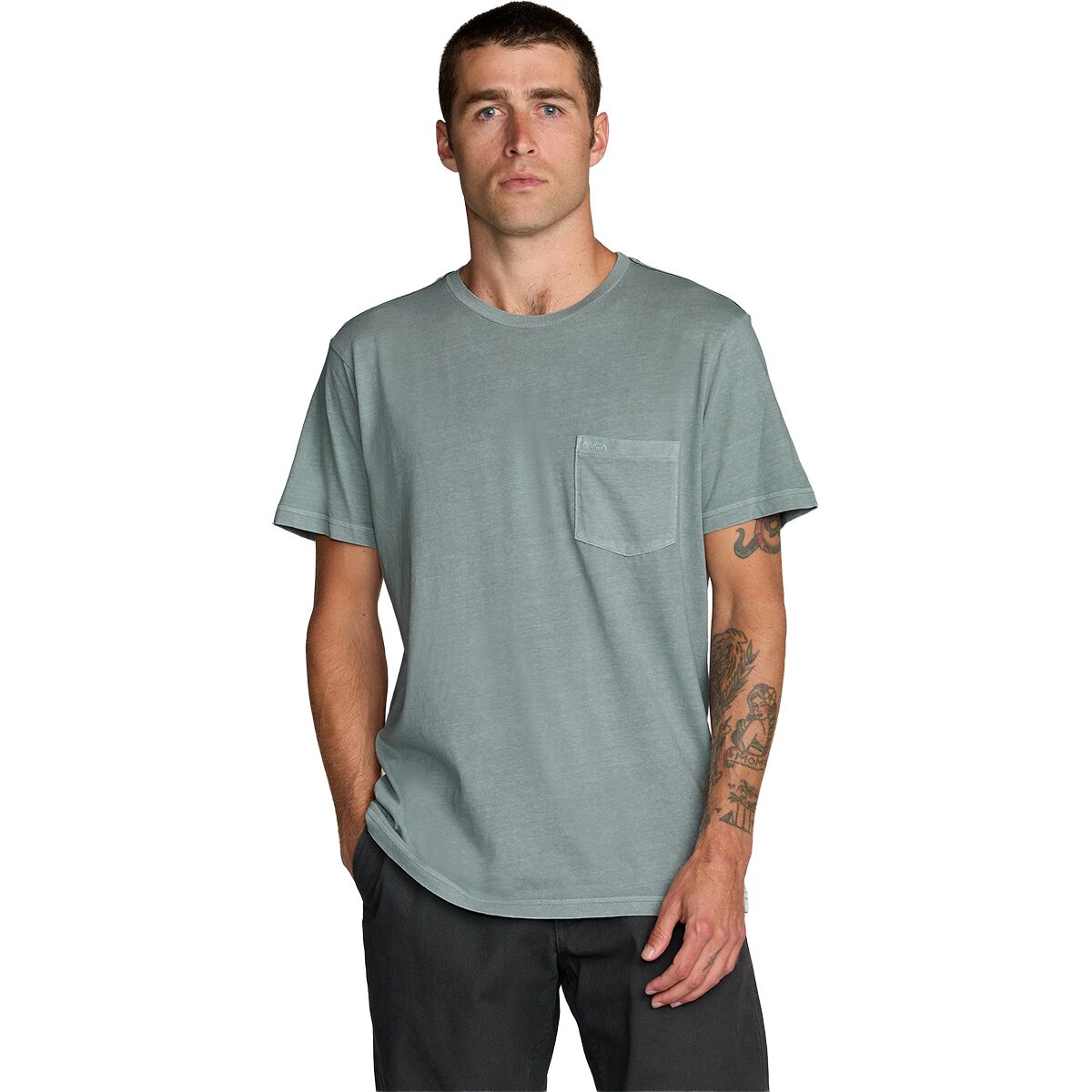 Image of RVCA PTC 2 Pigment T-Shirt - Men's Lead, XXL