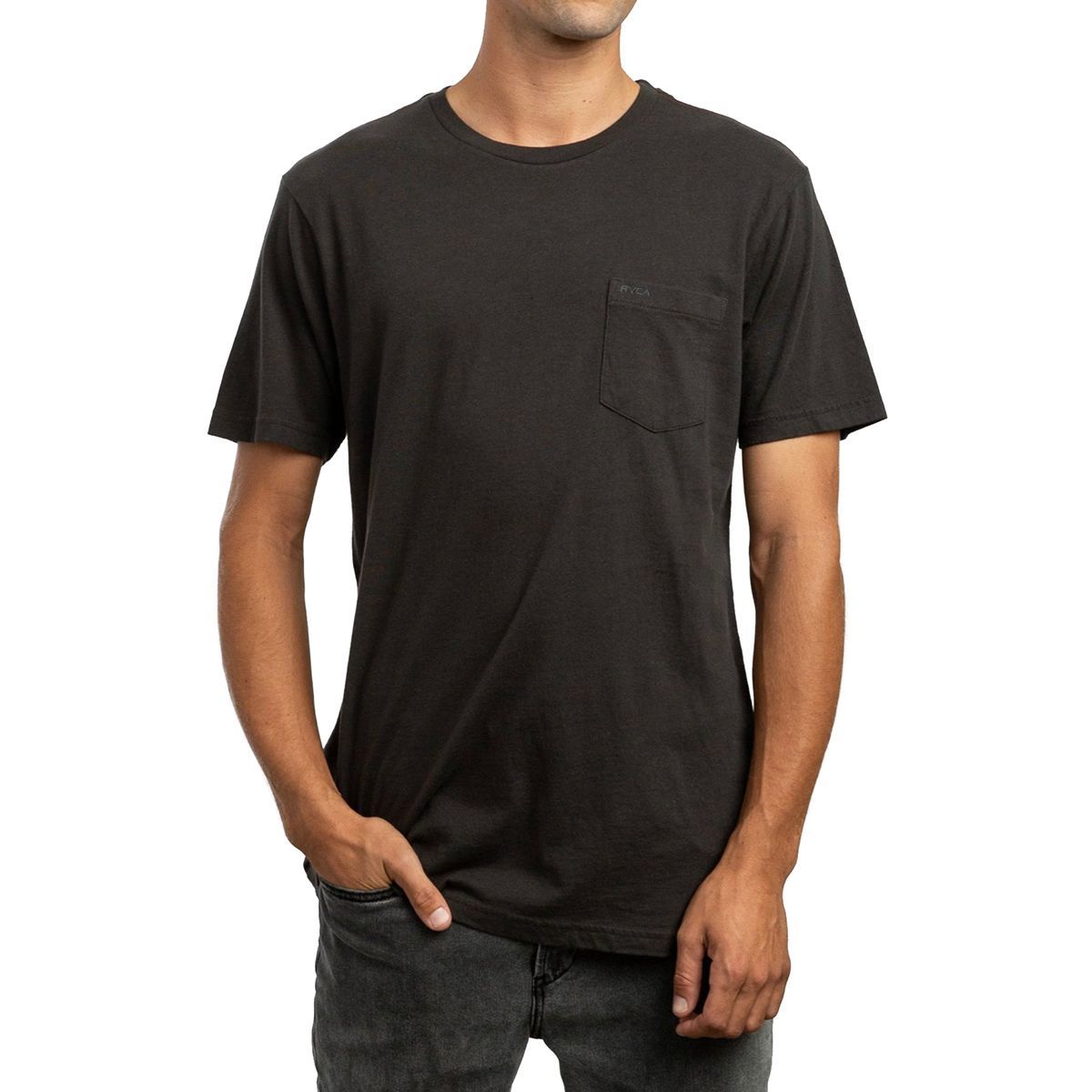 Image of RVCA PTC 2 Pigment T-Shirt - Men's Pirate Black, M