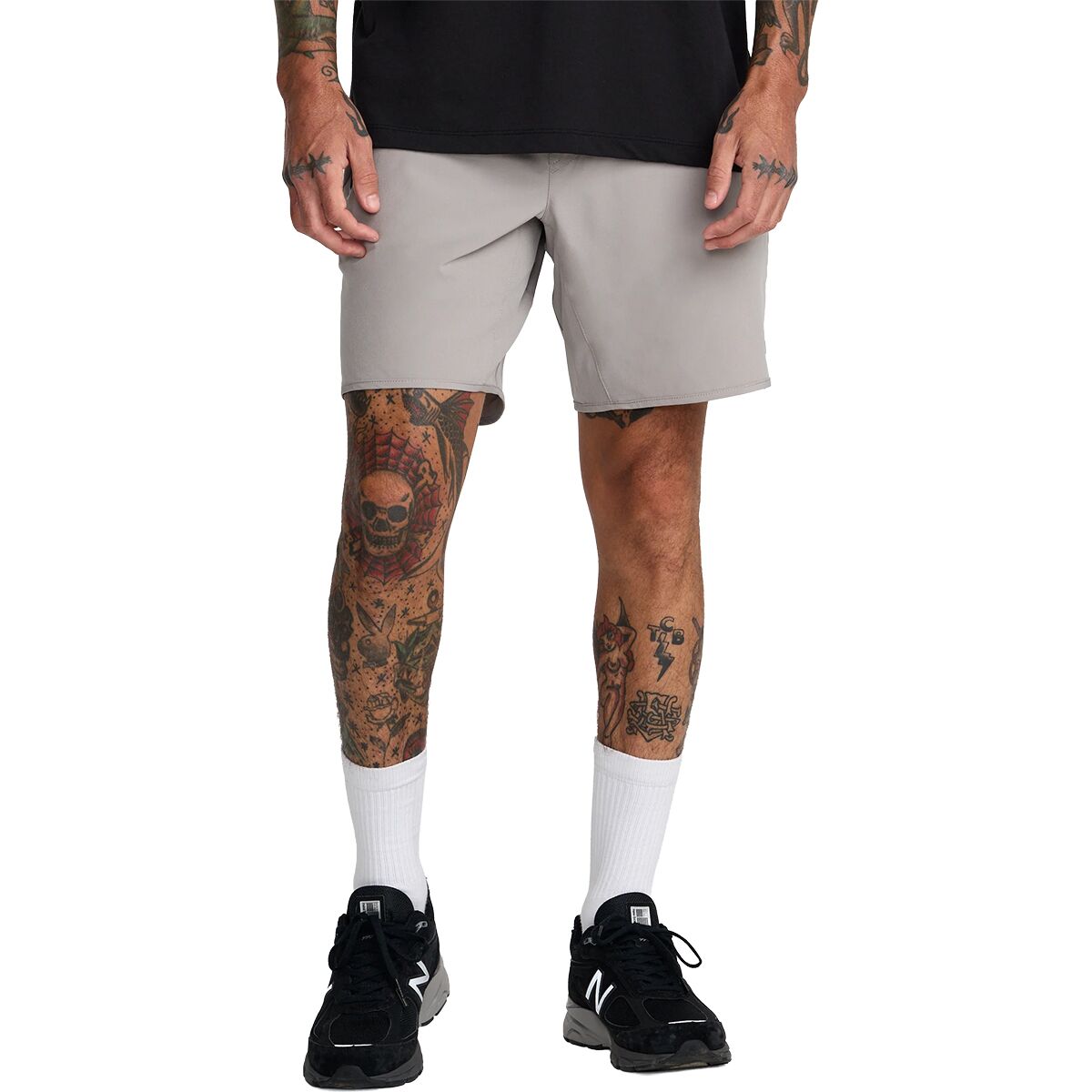 Image of RVCA Yogger Stretch Short - Men's Brown Stone, S