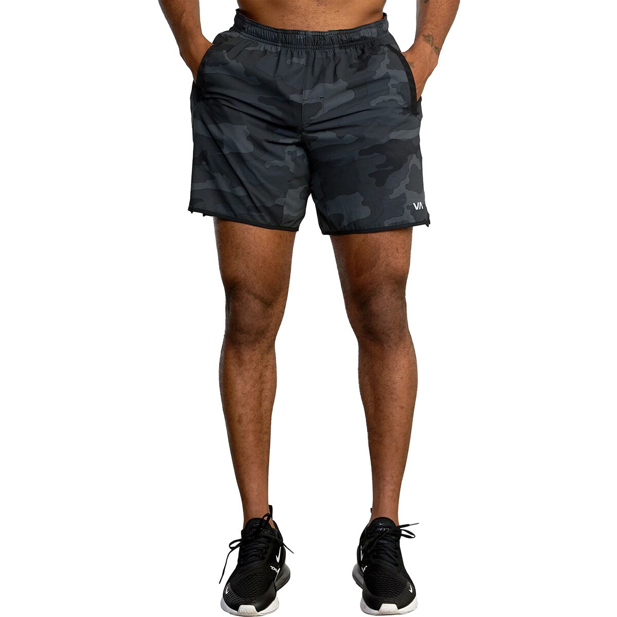 Image of RVCA Yogger Stretch Short - Men's Camouflage, M