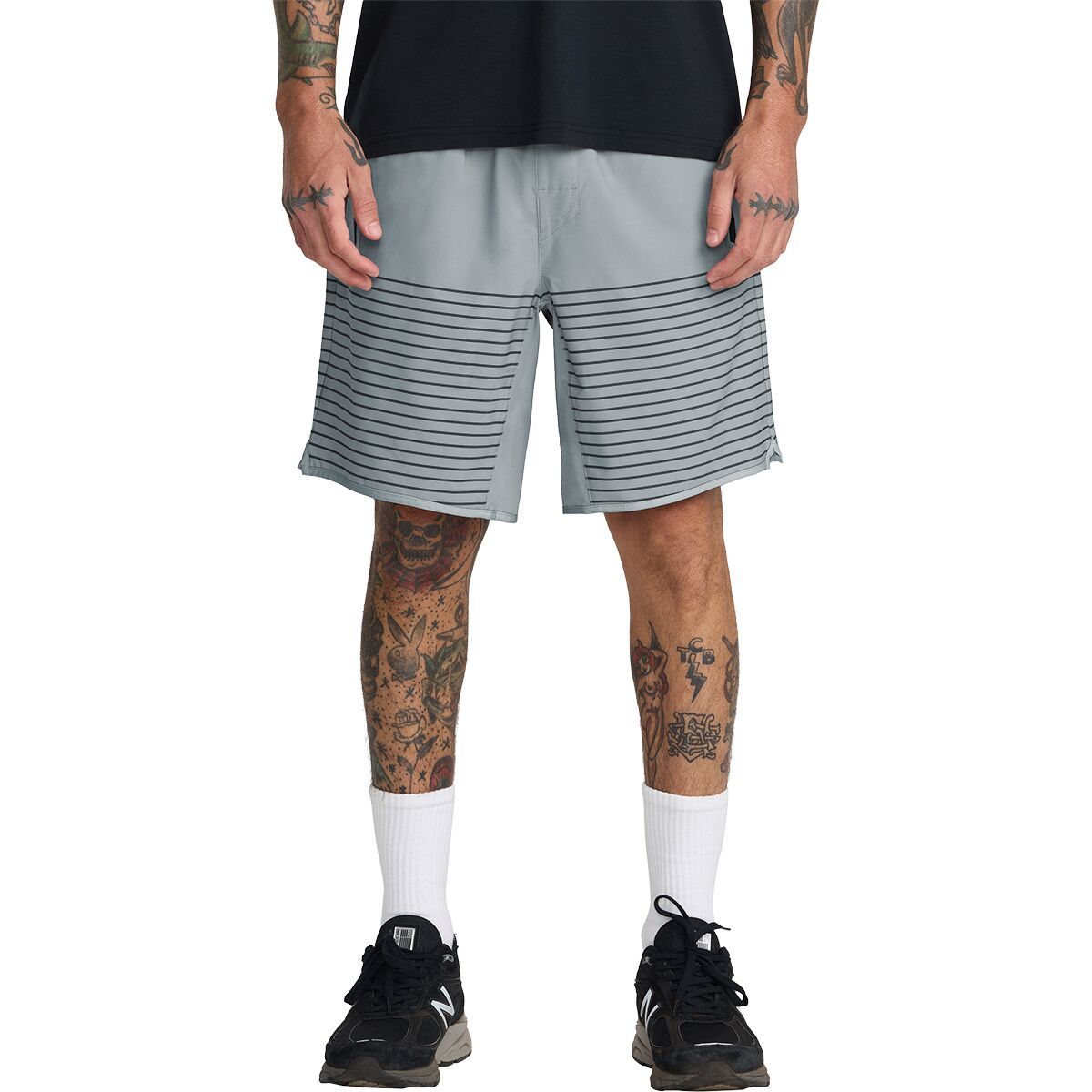 Image of RVCA Yogger Stretch Short - Men's Lead2, M