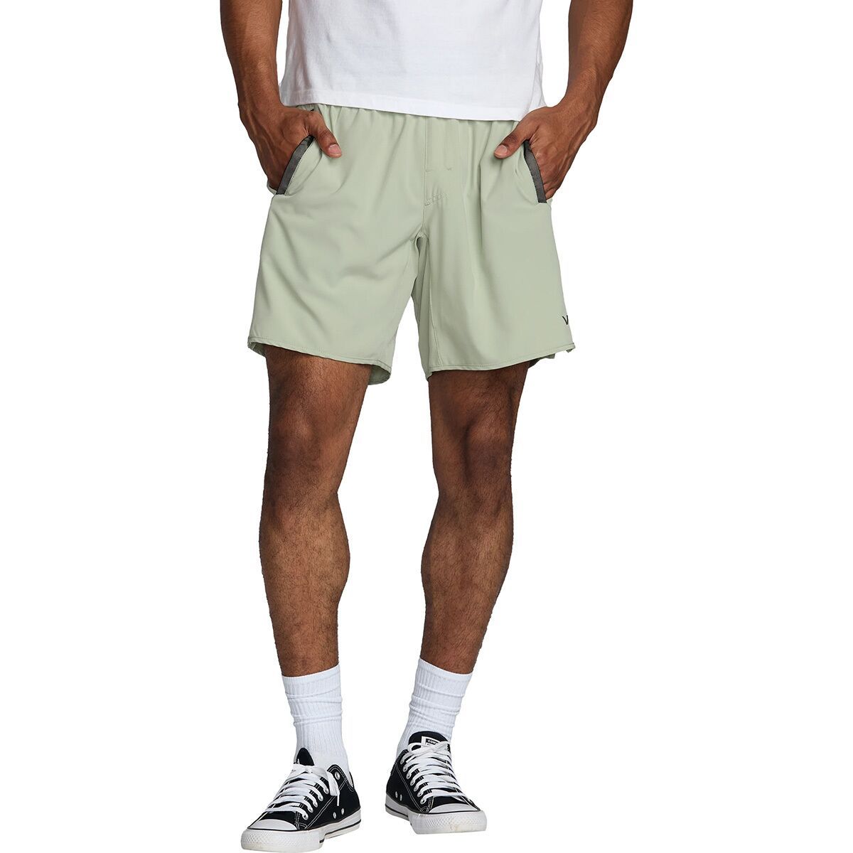 Image of RVCA Yogger Stretch Short - Men's Light Olive, M