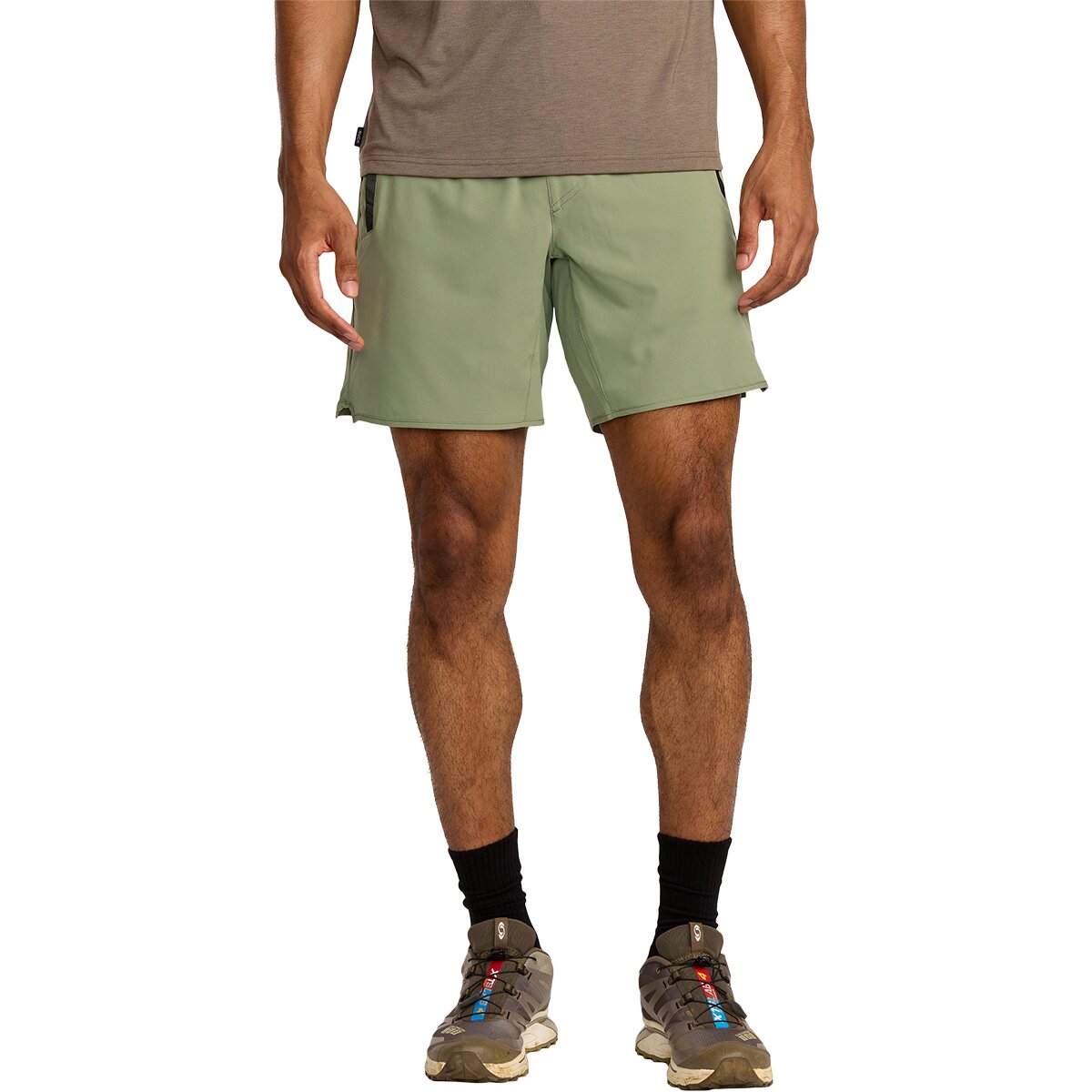 Image of RVCA Yogger Stretch Short - Men's Ranger Green, XXL