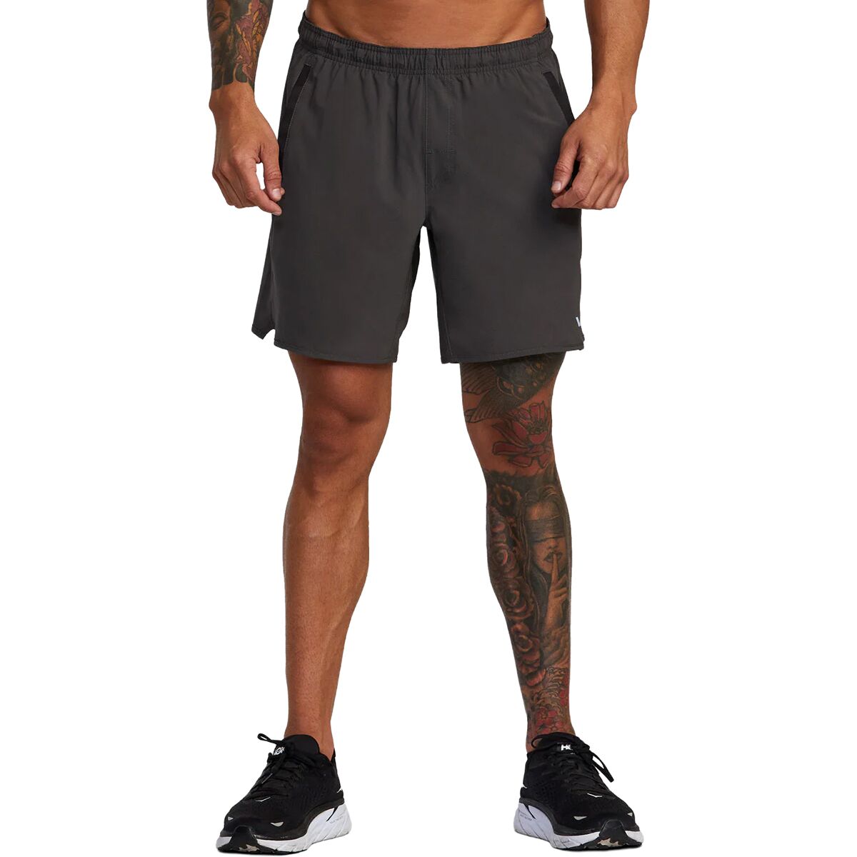 Image of RVCA Yogger Stretch Short - Men's Slate Grey, L