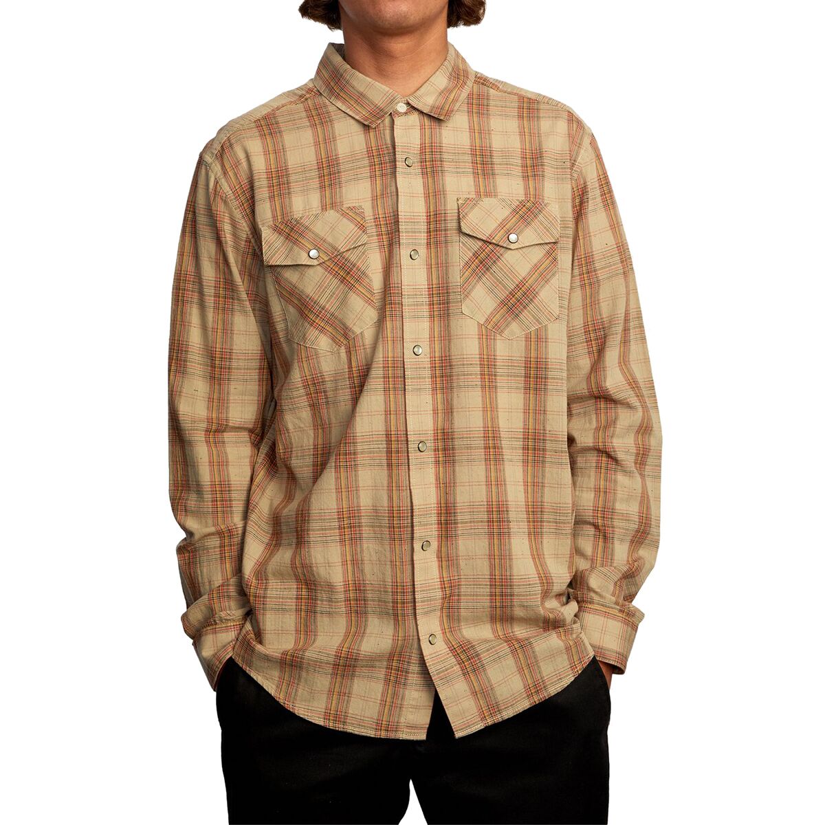 RVCA Neps Plaid Long-Sleeve Shirt - Men's