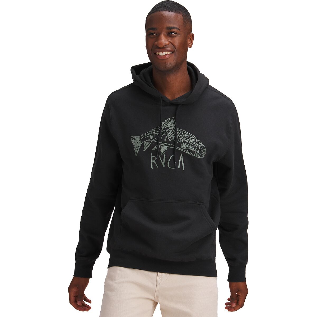 Rvca blocked hoodie hotsell