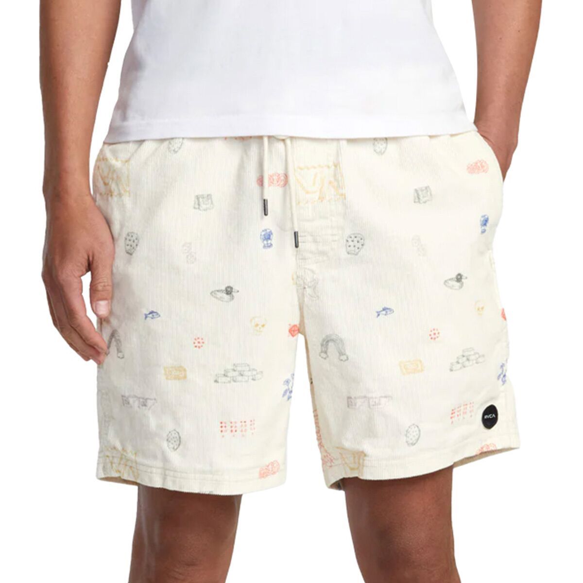 RVCA Escape Elastic Cord Short - Men's Natural, S