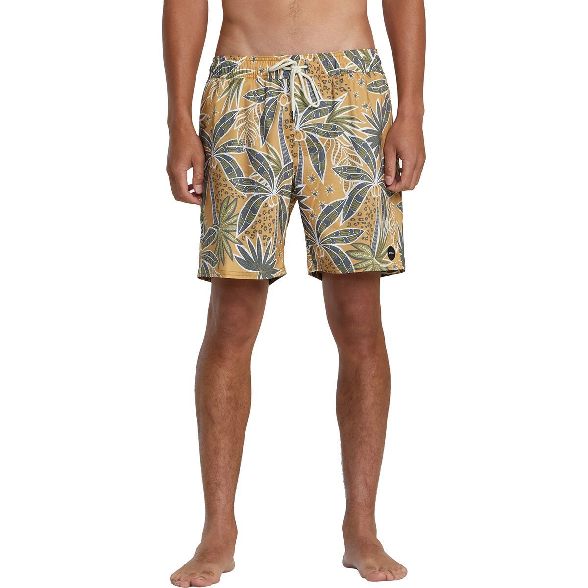 RVCA Barnes Elastic Short - Men's Camel, M