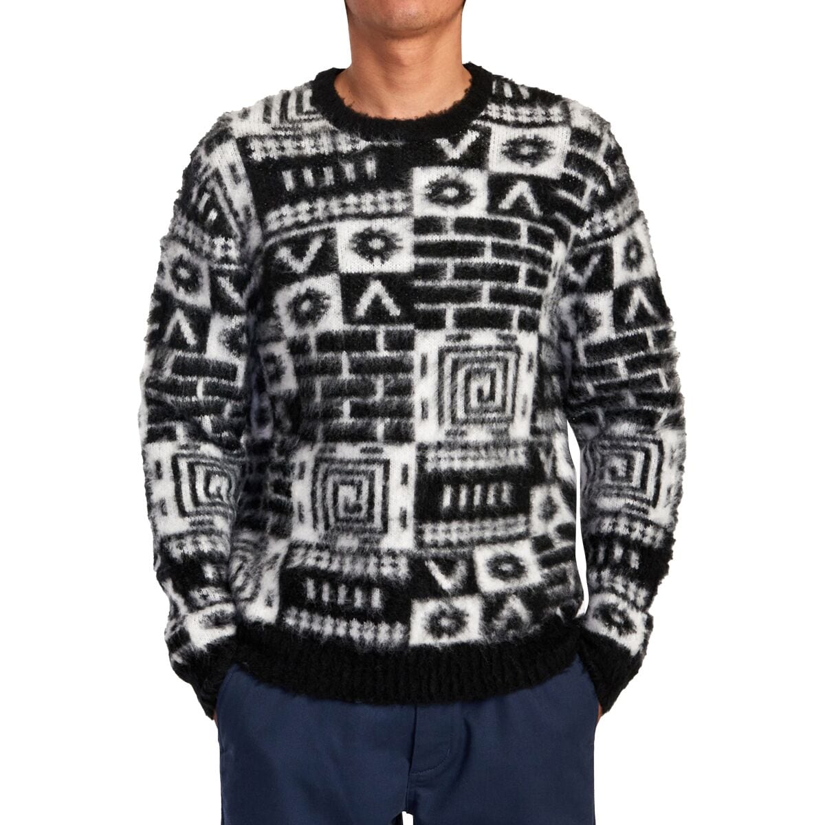 RVCA Curren Checks Sweater - Men's