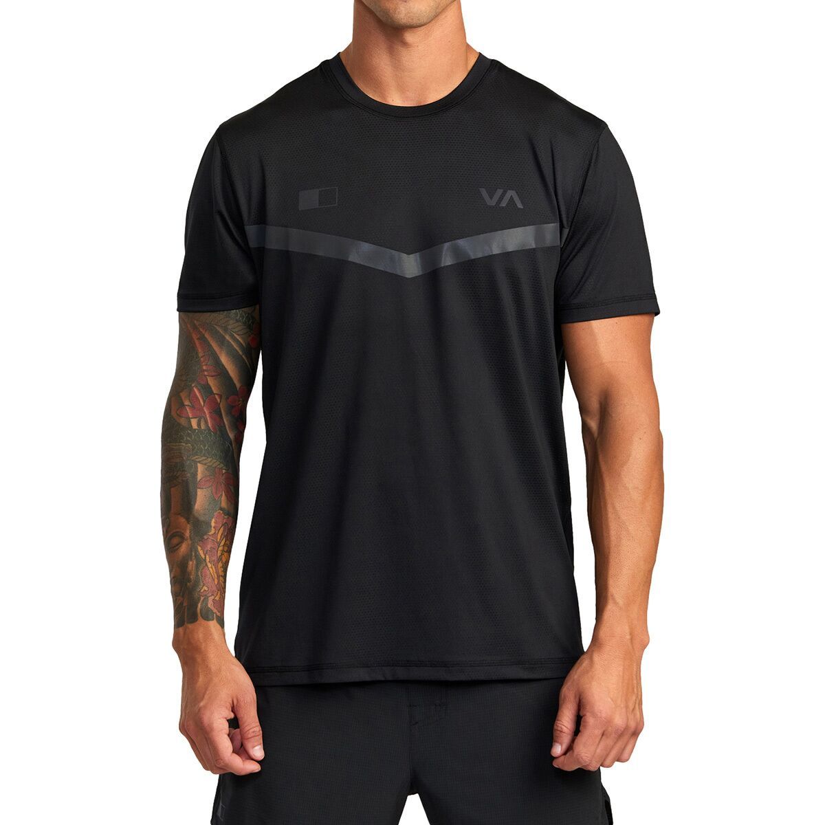 RVCA Runner Short-Sleeve Shirt - Men's Black, S