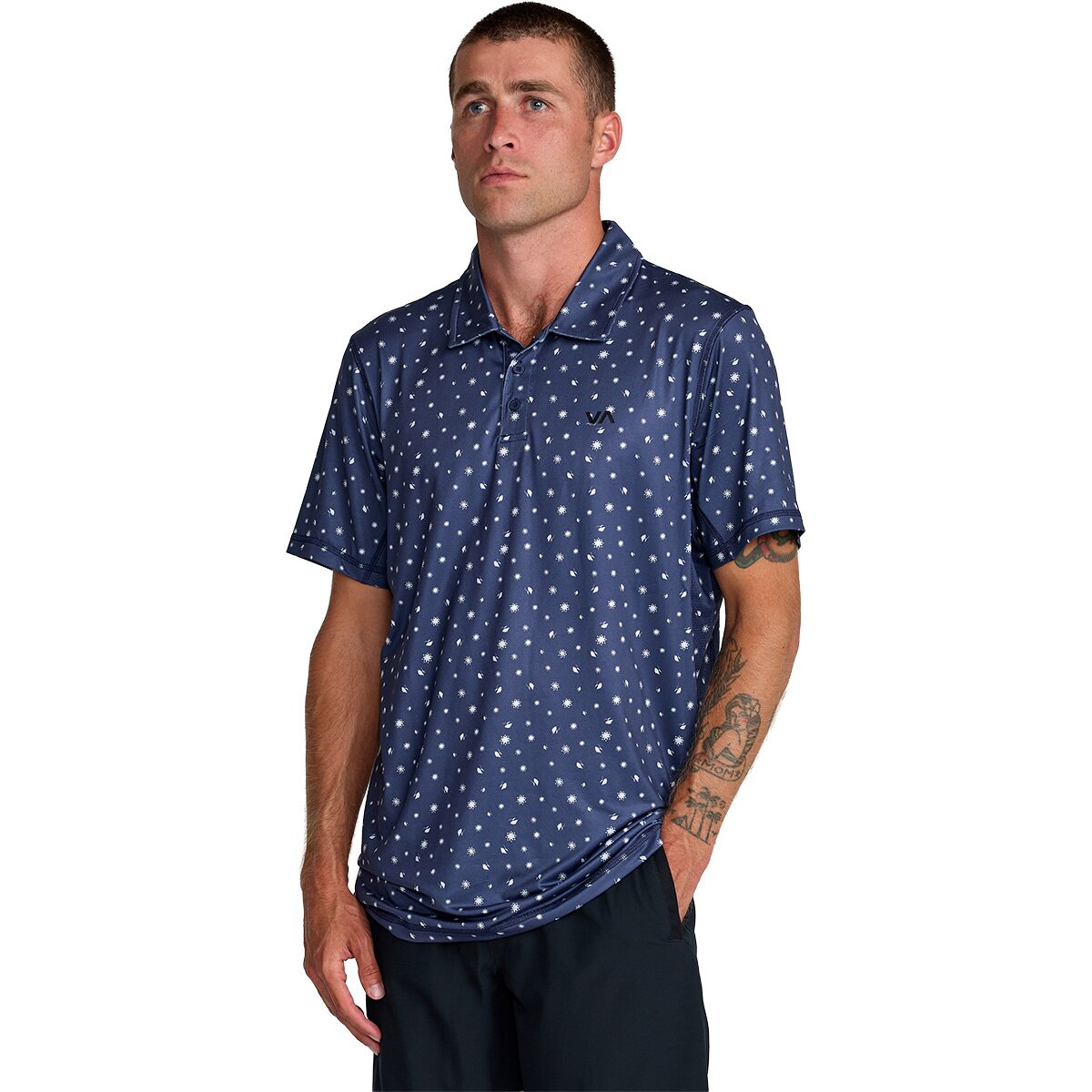 Image of RVCA Sport Vent Polo - Men's Moody Blue, S