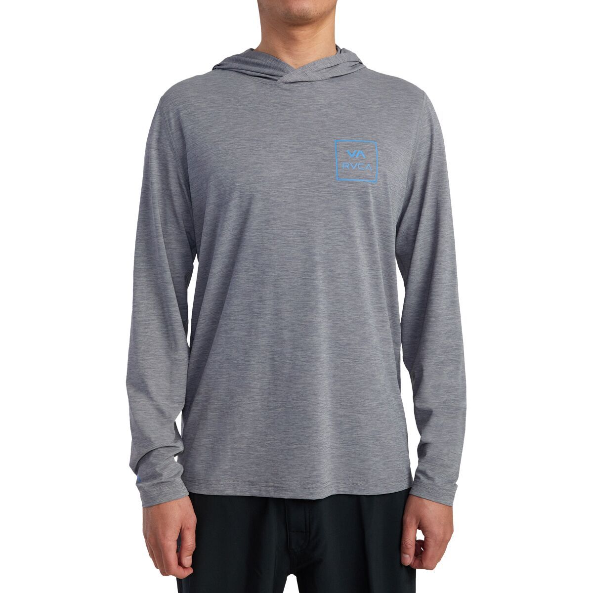 RVCA Surf Shirt Hoodie - Men's Heather Grey, S