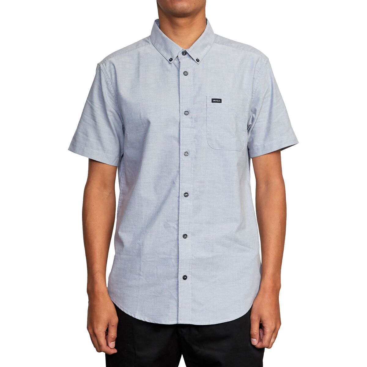 RVCA That'll Do Stretch Short-Sleeve Shirt - Men's Pavement, S