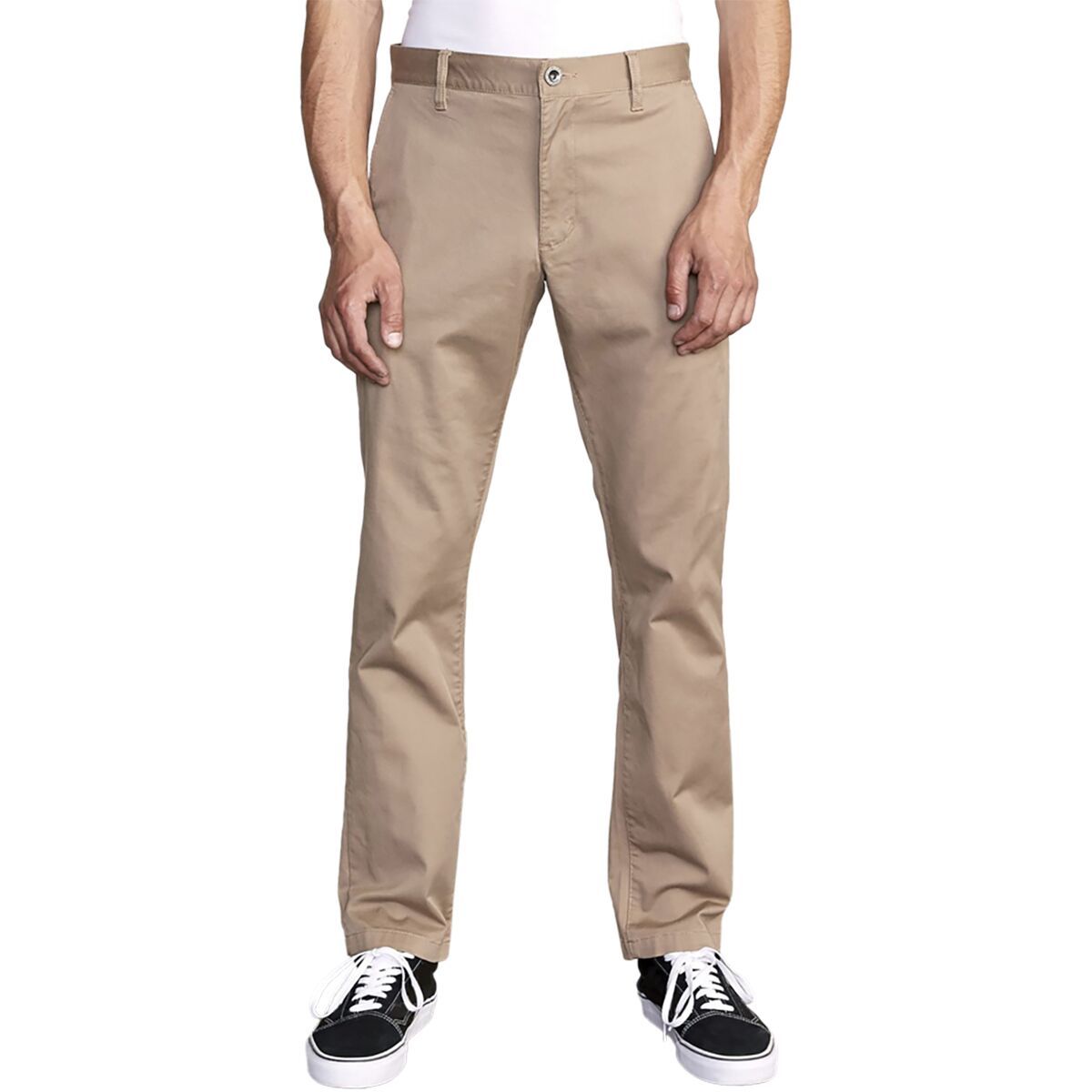 Image of RVCA The Weekend Stretch Pant - Men's Dark Khaki, 34
