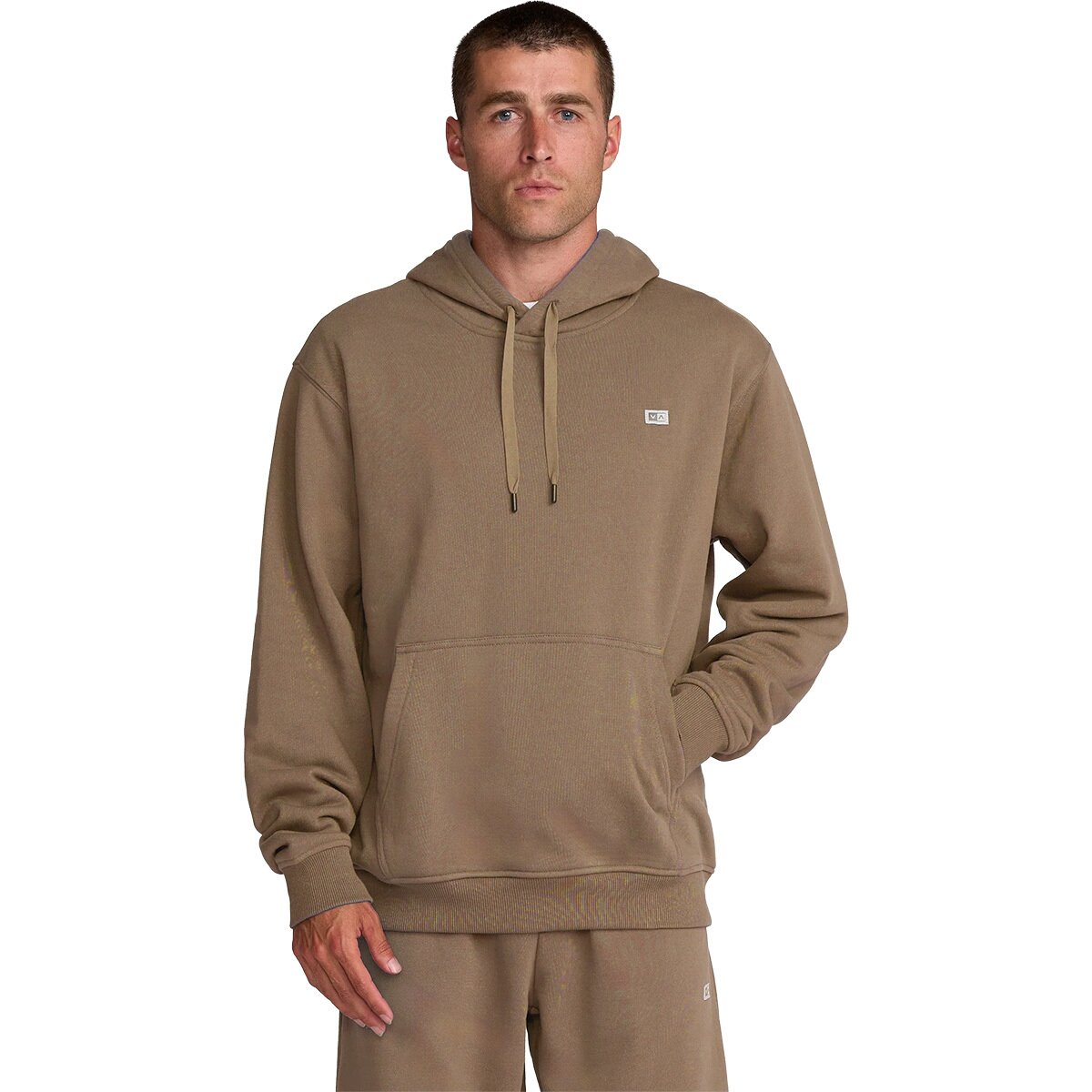 Image of RVCA VA Essential Hoodie - Men's Dark Khaki, XL