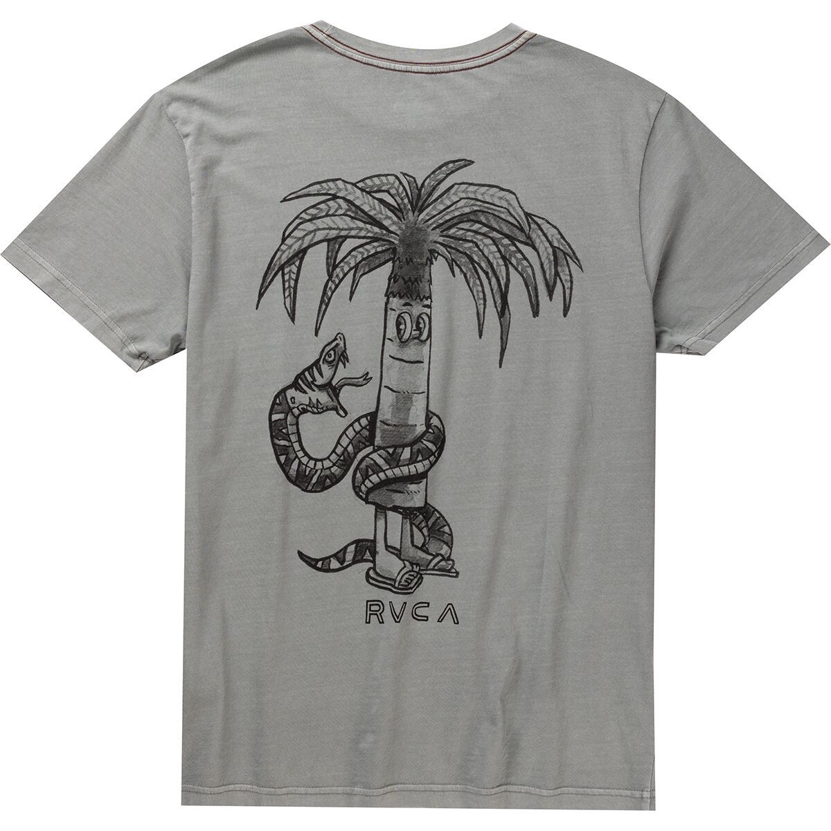 RVCA Pommier Palms Short-Sleeve Shirt - Men's Monument, M