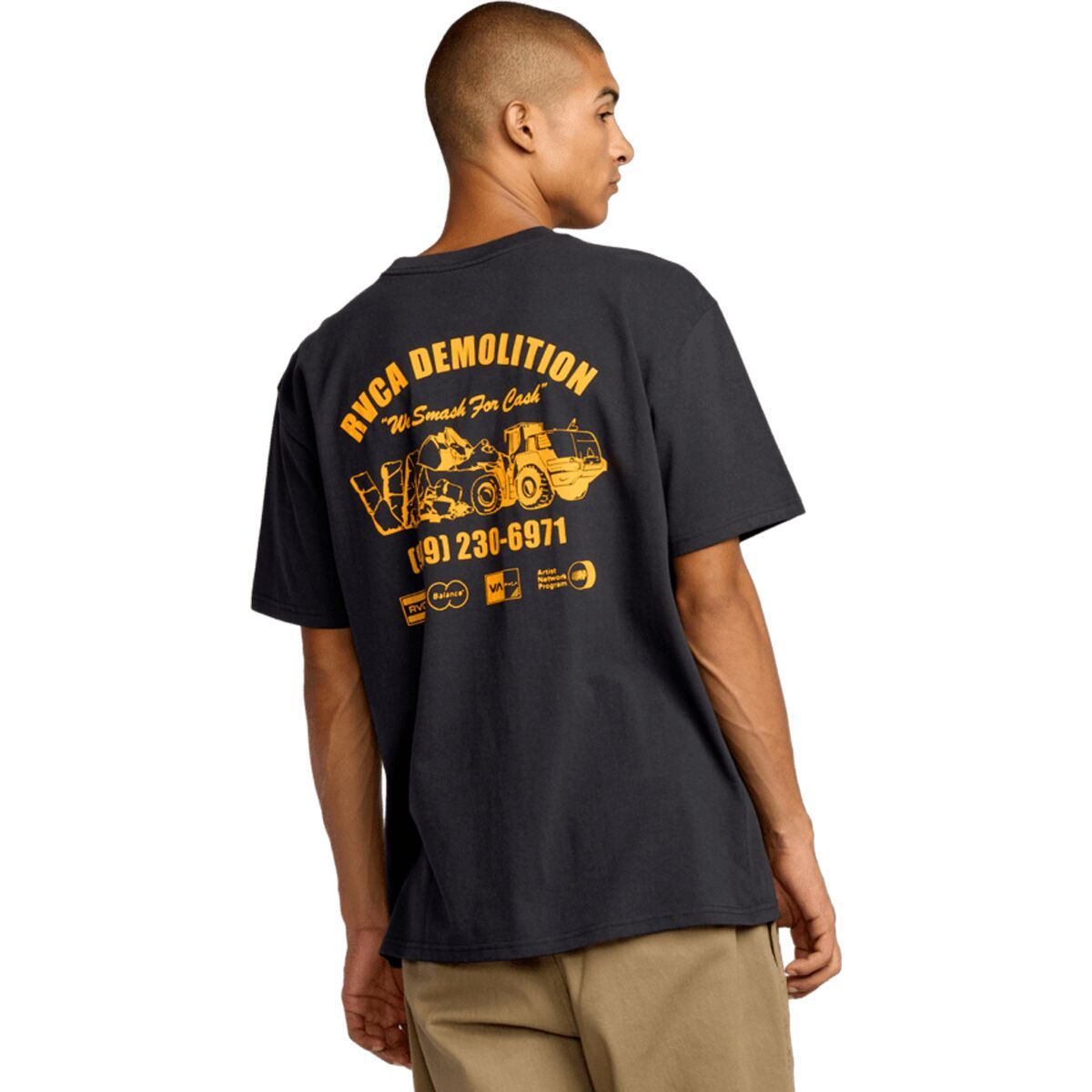 Image of RVCA Demo Short-Sleeve Shirt - Men's Black, M