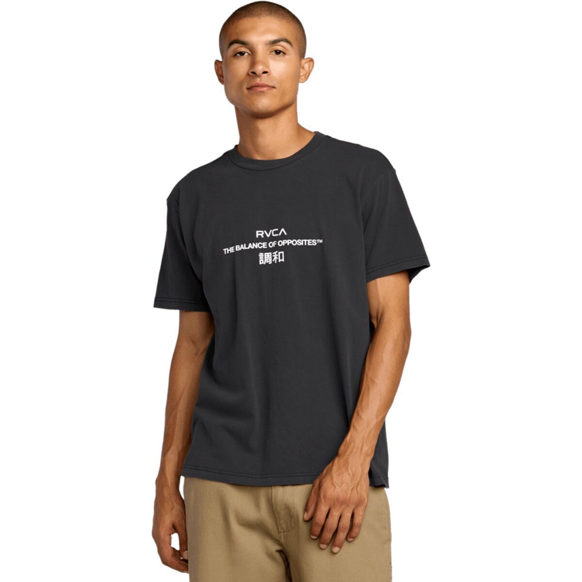 Image of RVCA Signal Short-Sleeve Shirt - Men's Black, S