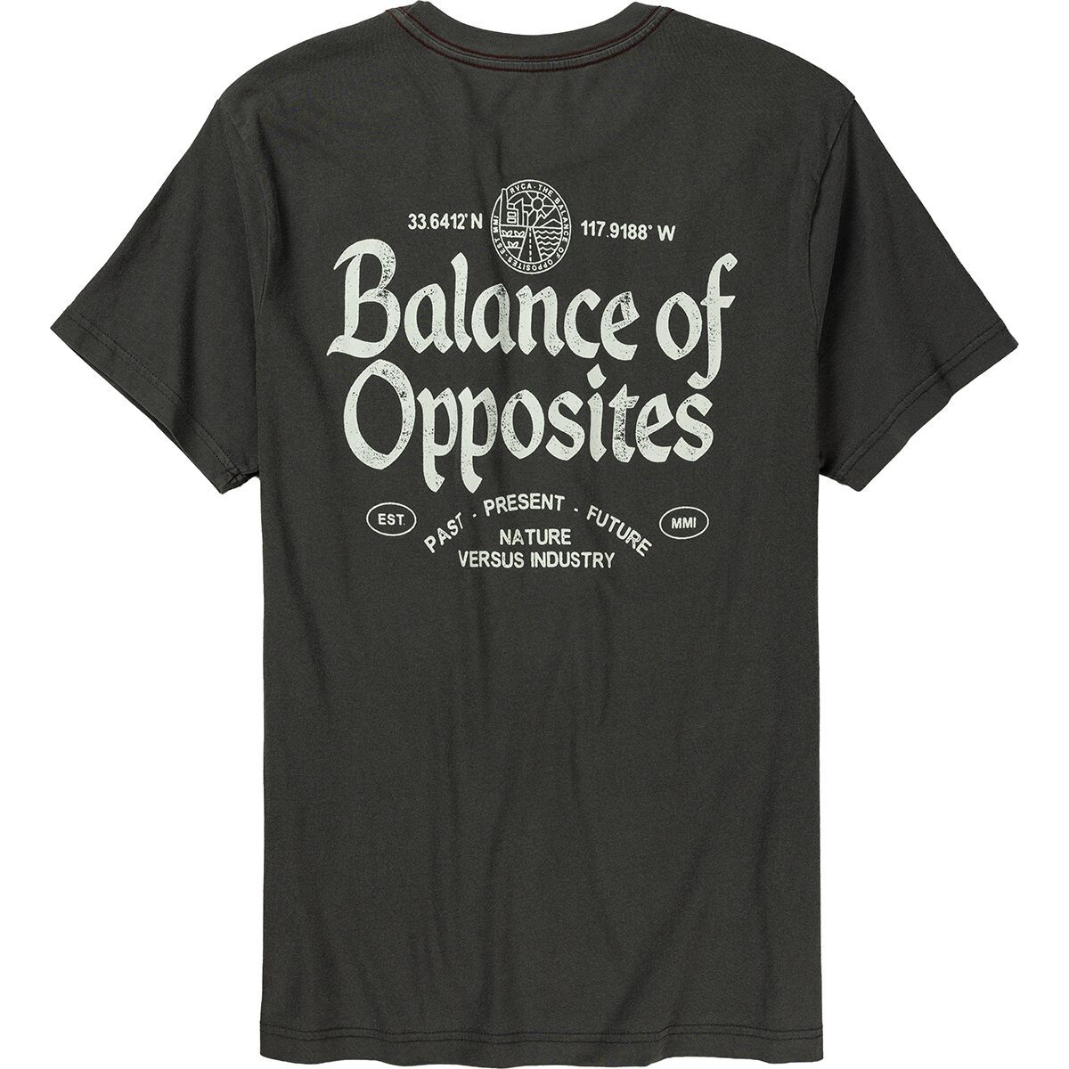 Image of RVCA Utility Services Short-Sleeve Shirt - Men's Pirate Black, XL