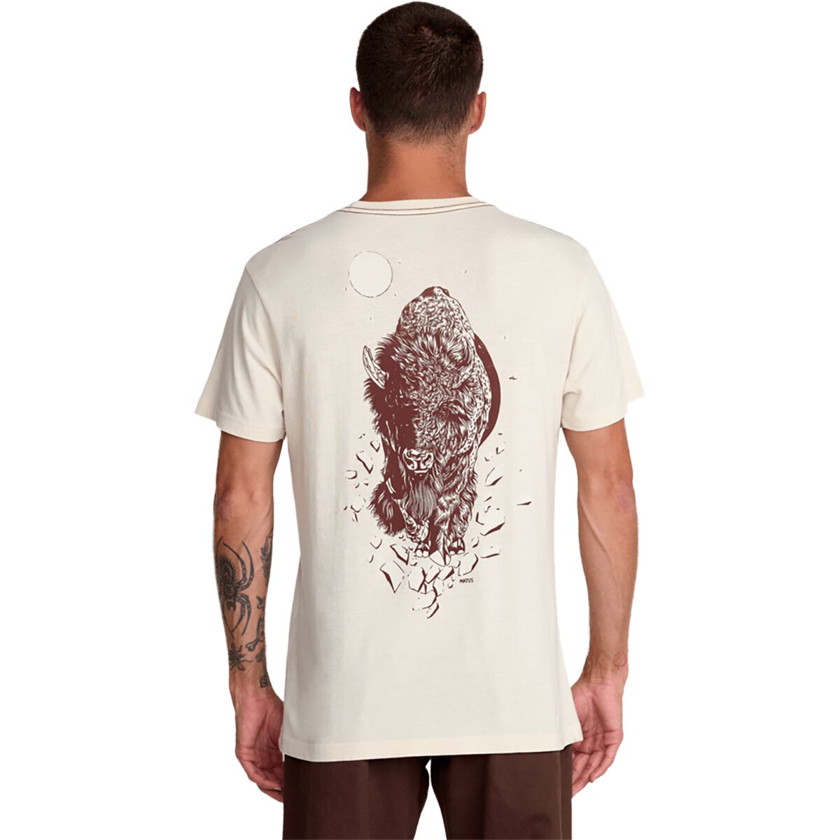 RVCA RVCA Matus Bison Short-Sleeve T-Shirt - Men's Ceramic, L