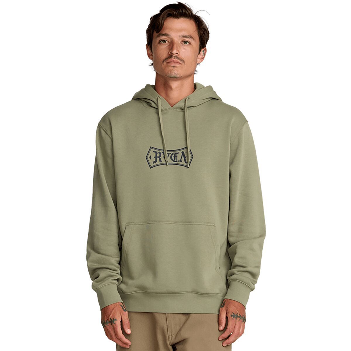RVCA Meric Hoodie - Men's Ranger Green, M