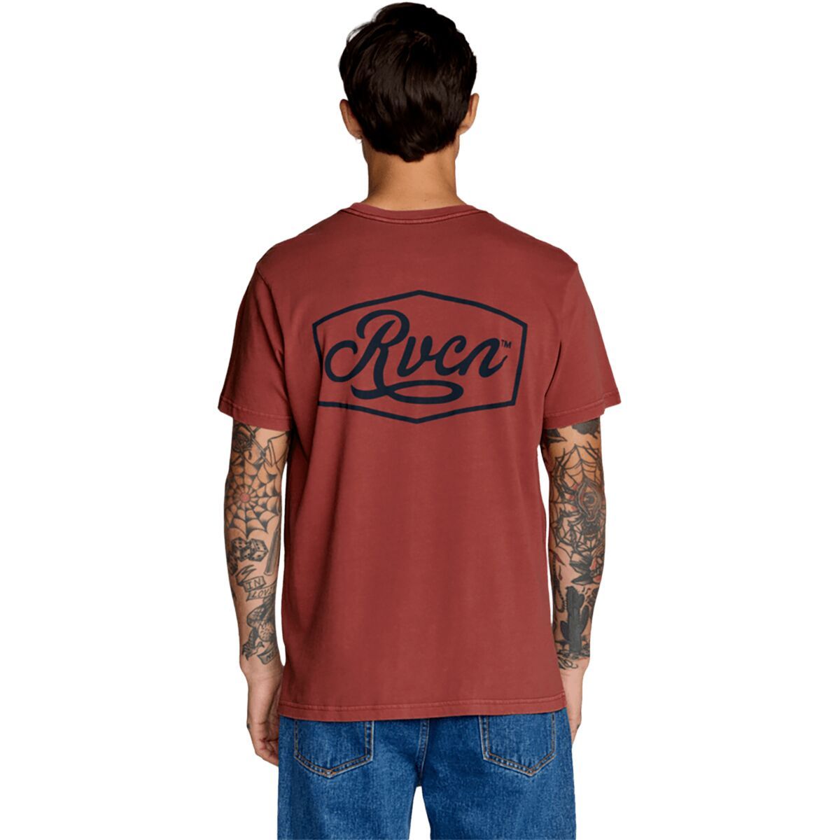 Image of RVCA Emscript Shirt - Men's Dusty Red, M