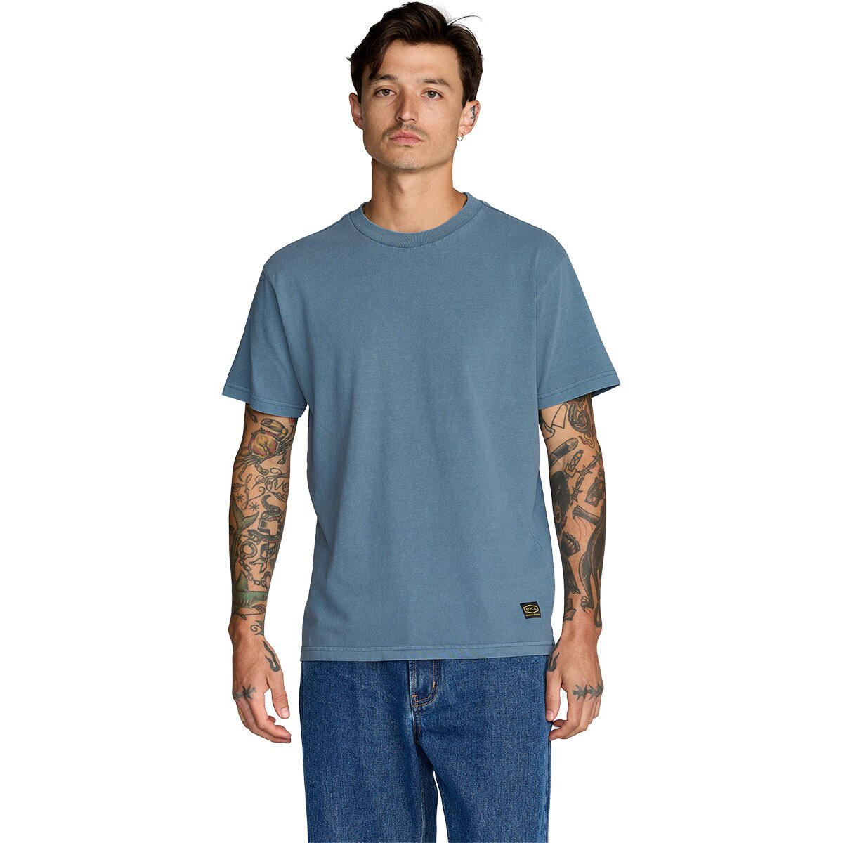 RVCA RVCA Midweight Label Shirt - Men's Vintage Navy, XL