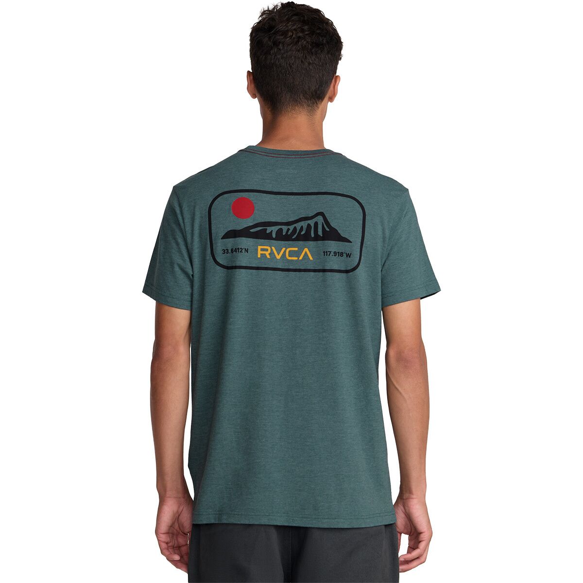 Image of RVCA Island Time T-Shirt - Men's Balsam Green, XL