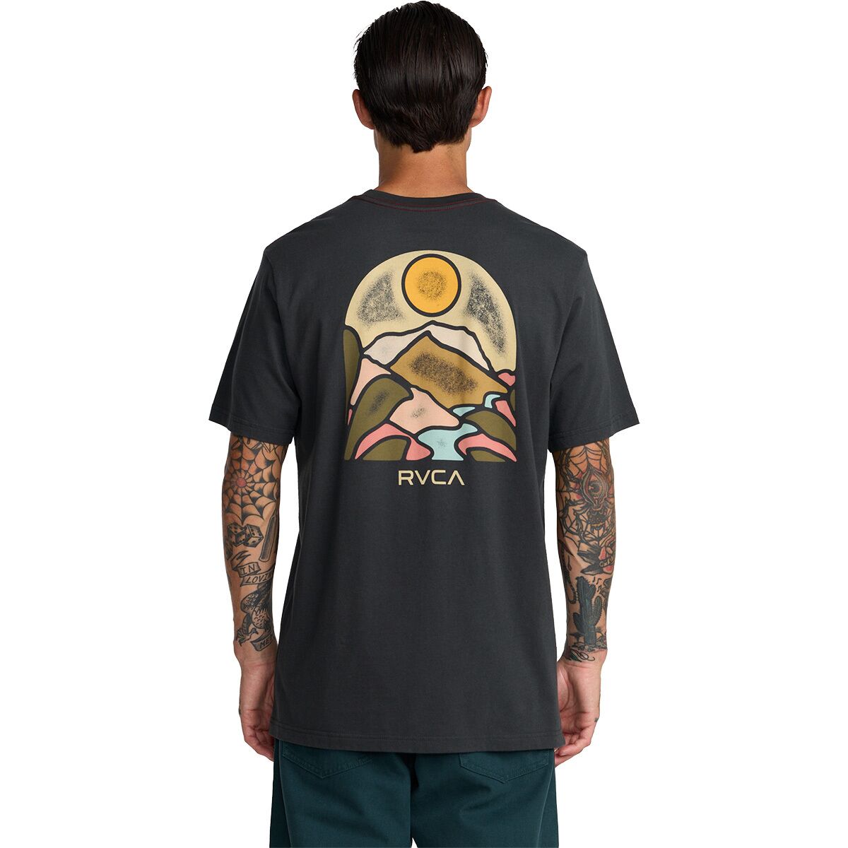 RVCA RVCA River Run T-Shirt - Men's Black, L