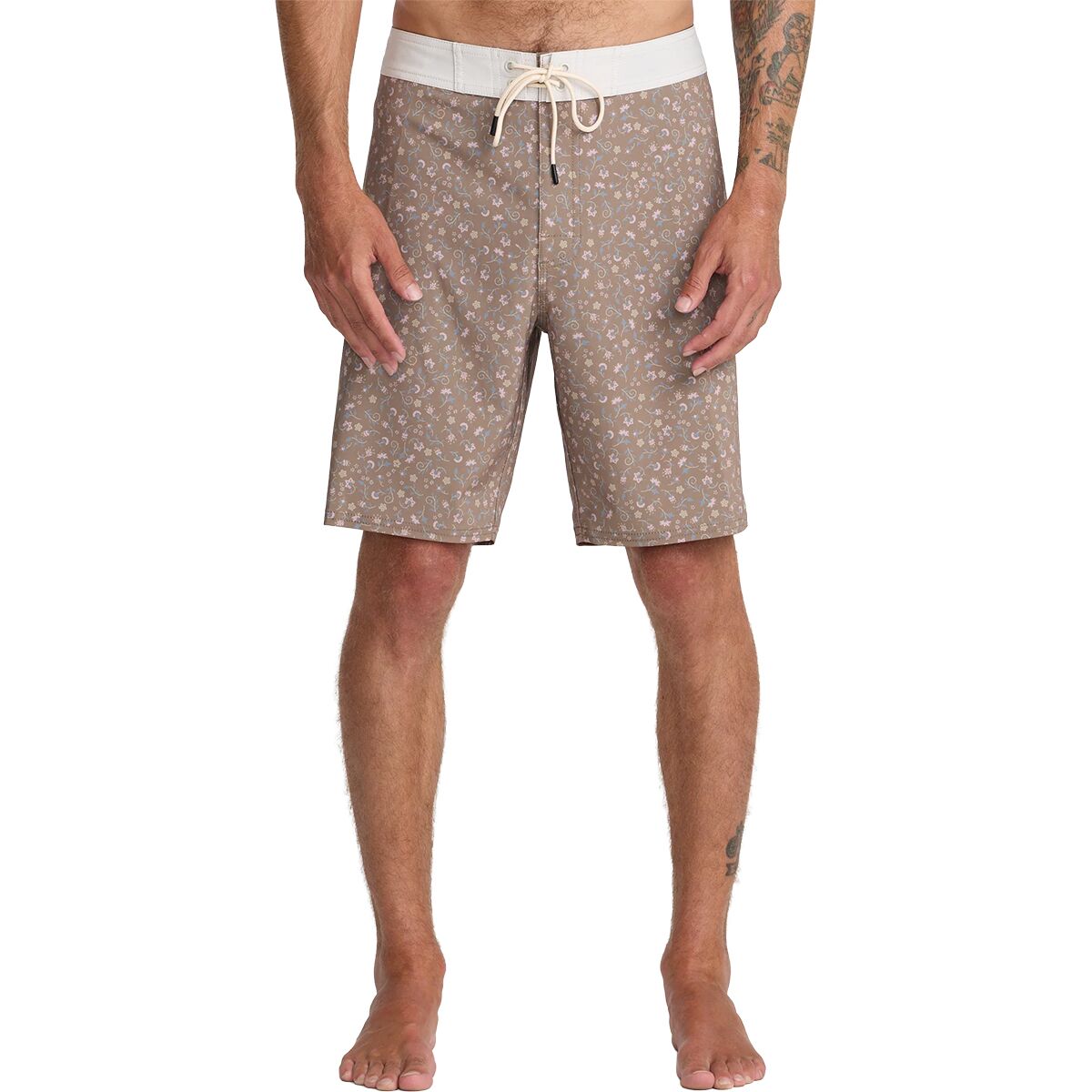 Image of RVCA VA Print Swim Trunk - Men's Coyote, 30
