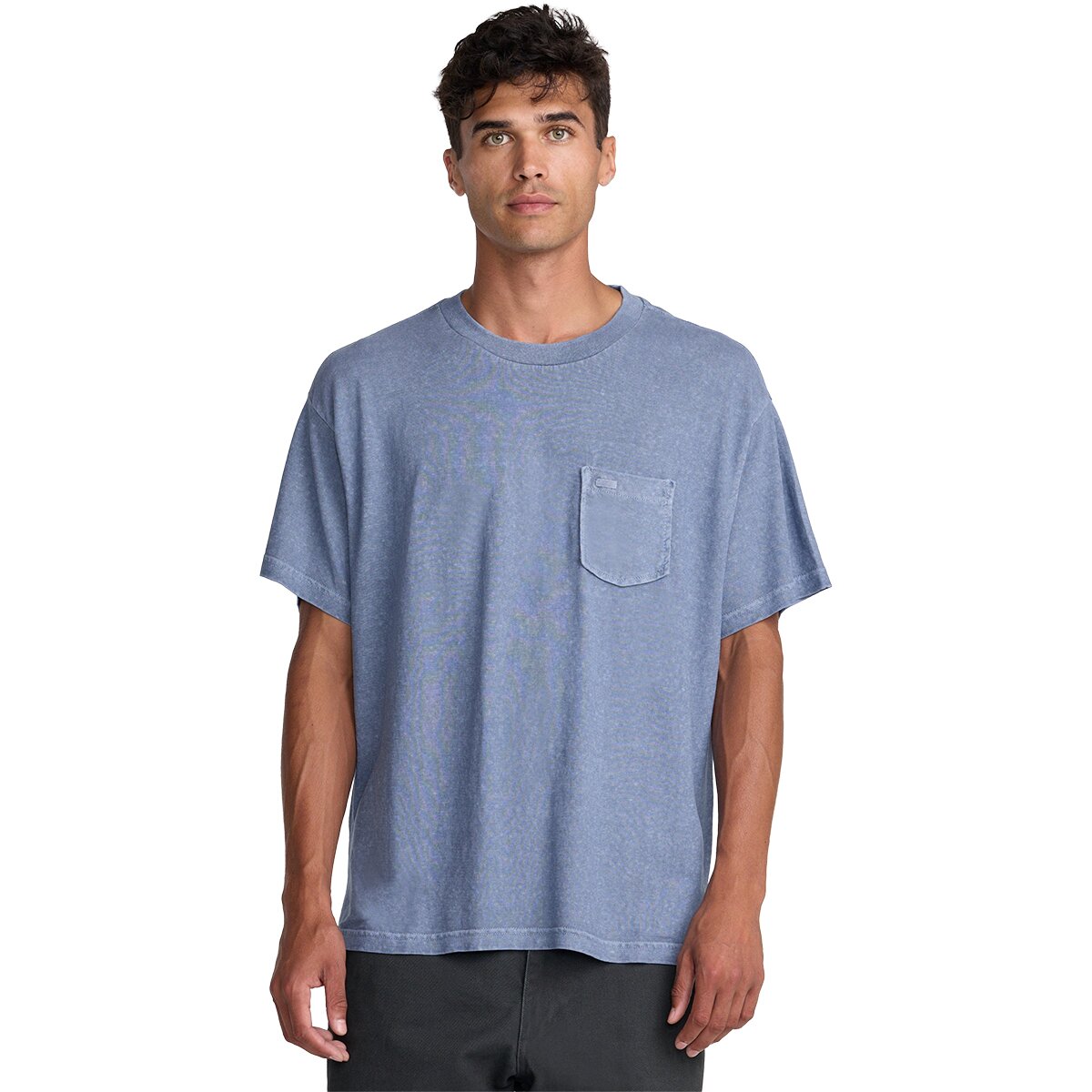 Image of RVCA Vacancy Pocket T-Shirt - Men's Vintage Navy, L