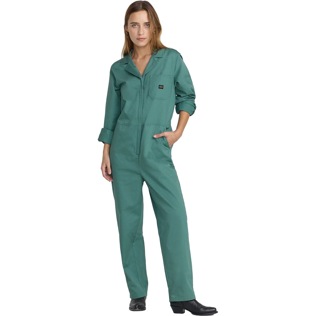 Image of RVCA Maker Jumpsuit - Women's Stormy Blue, L