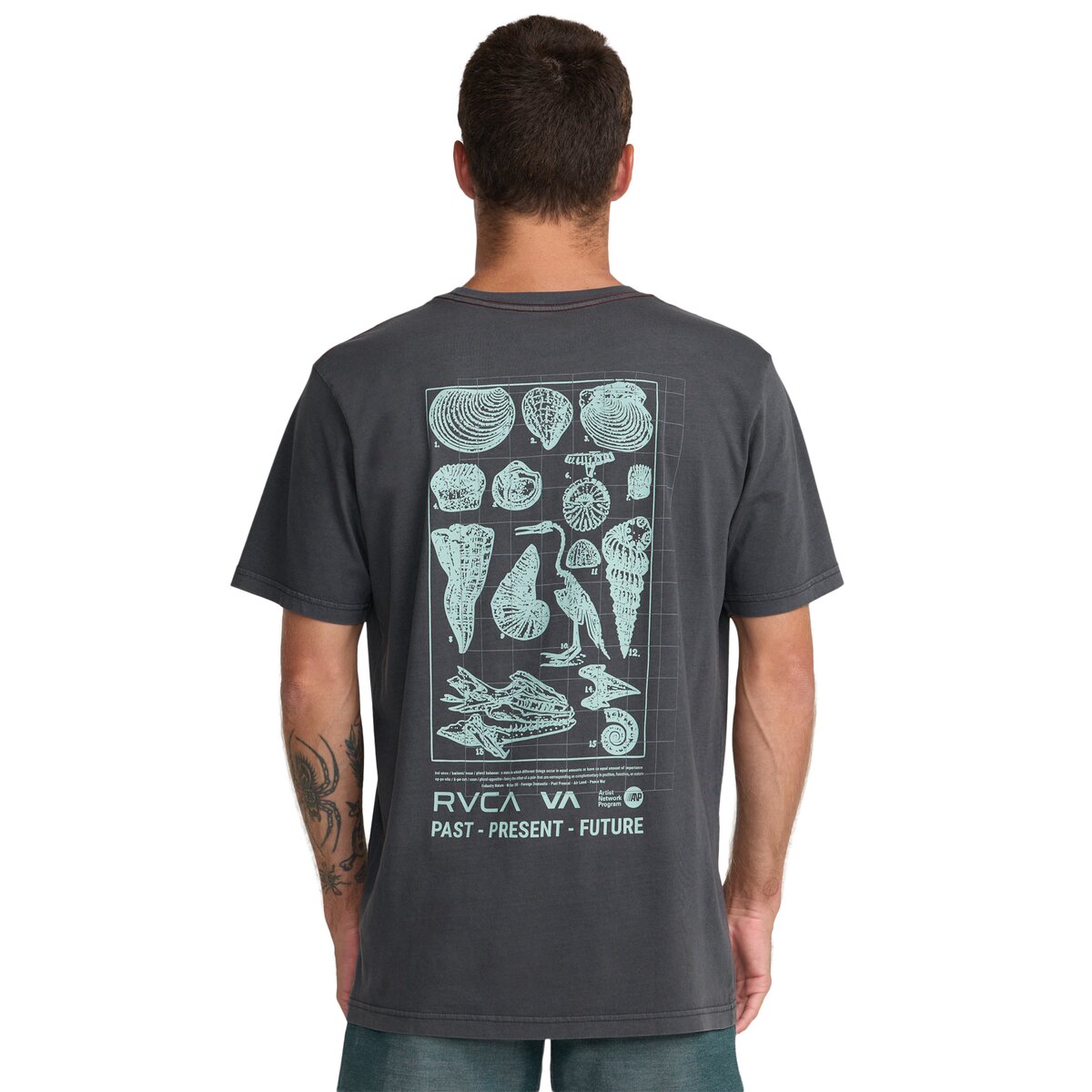 Image of RVCA Crustaceous Shirt - Men's Pirate Black, L