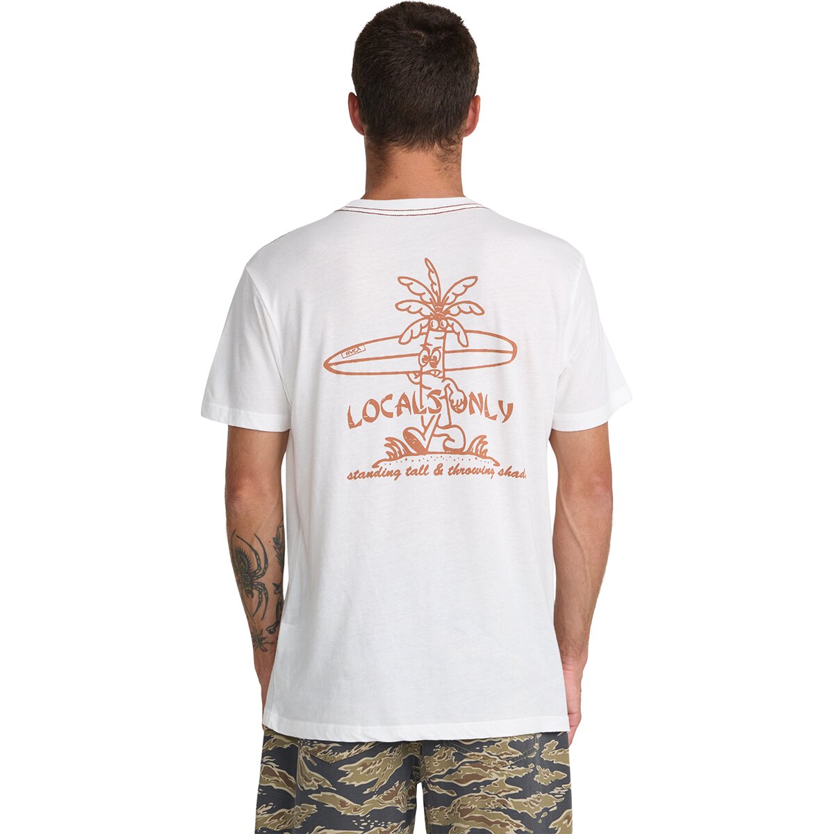 Image of RVCA Mad Local Shirt - Men's Antique White, S