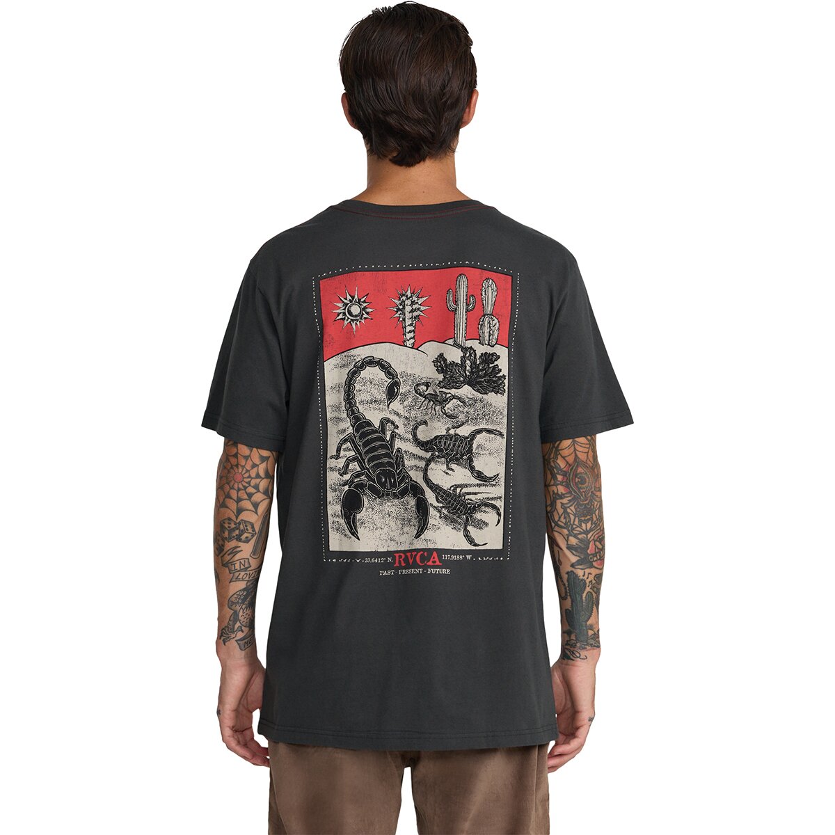Image of RVCA Scorpo Shirt - Men's Pirate Black, L