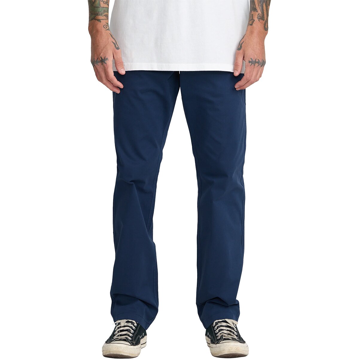Image of RVCA Weekend Chino 2 Pant - Men's Navy Marine, 36