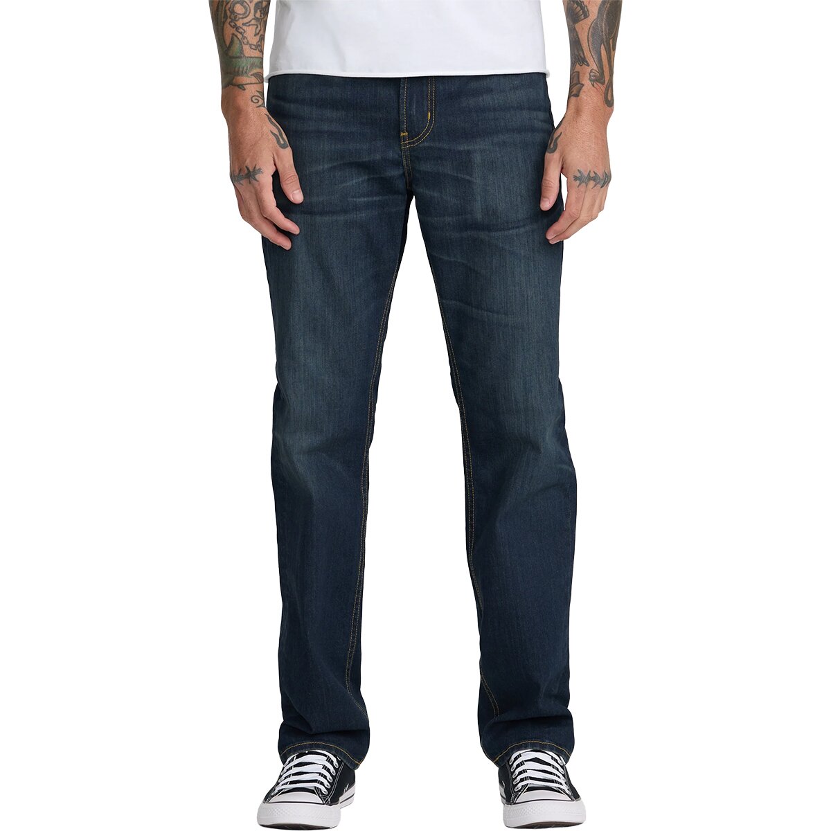Image of RVCA Weekend Dayshift Denim Pant - Men's Vintage Blue, 34