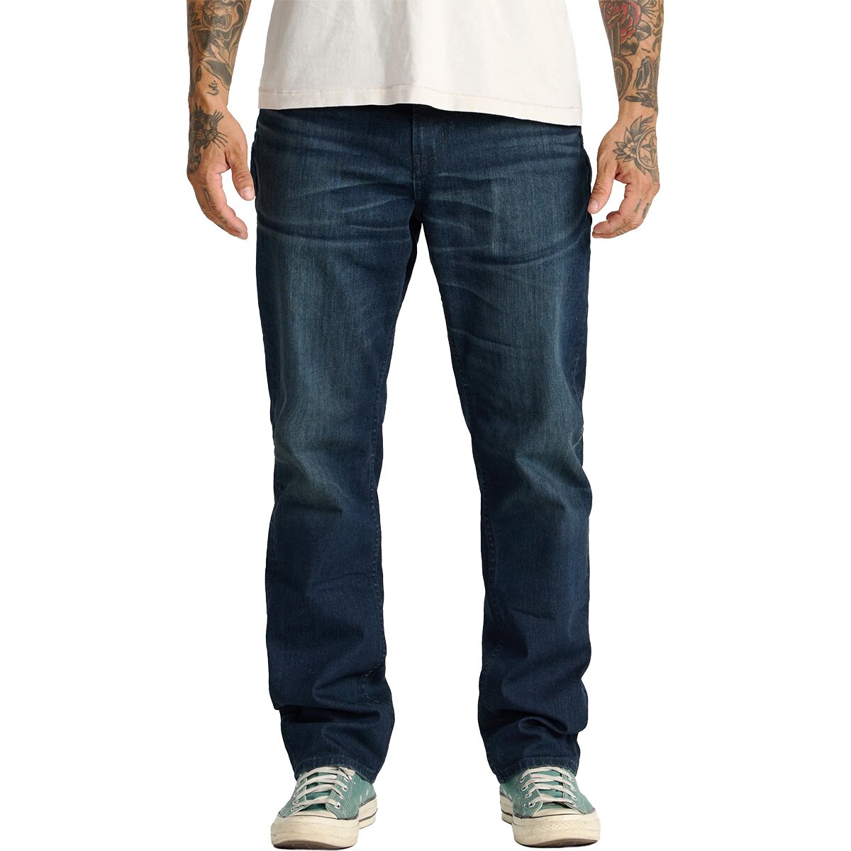 Image of RVCA Weekend Dayshift Denim Pant - Men's Vintage Blue, 33