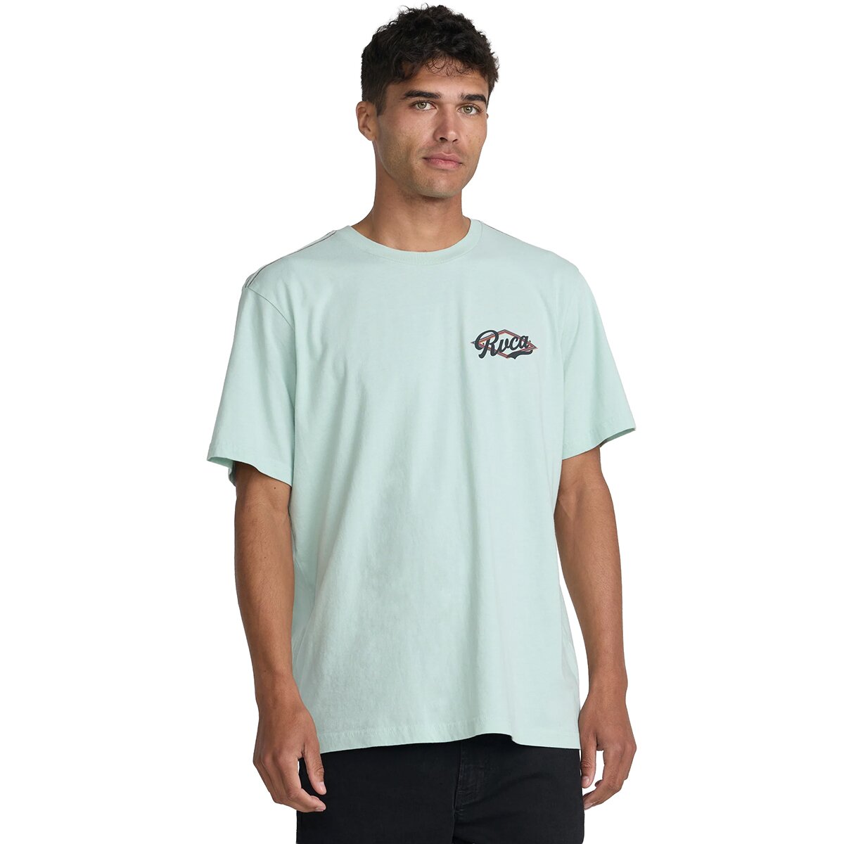 RVCA RVCA Gone For Good T-Shirt - Men's Blue Haze, L - $34.00 at Backcountry.com