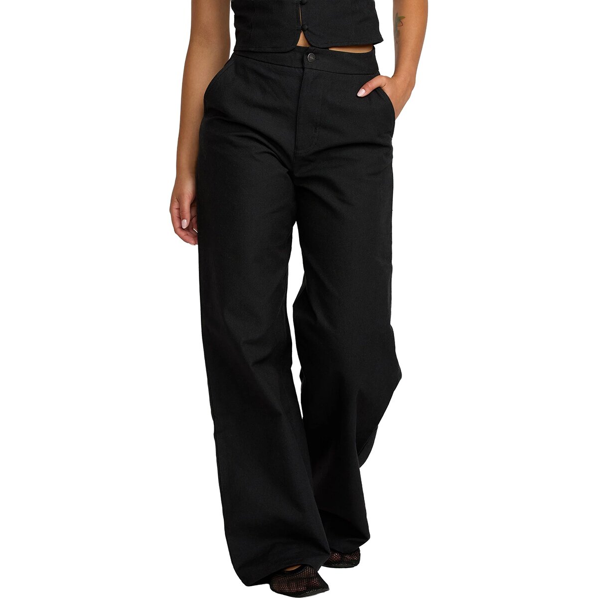 Image of RVCA Bonnie Pant - Women's Rvca Black, 27