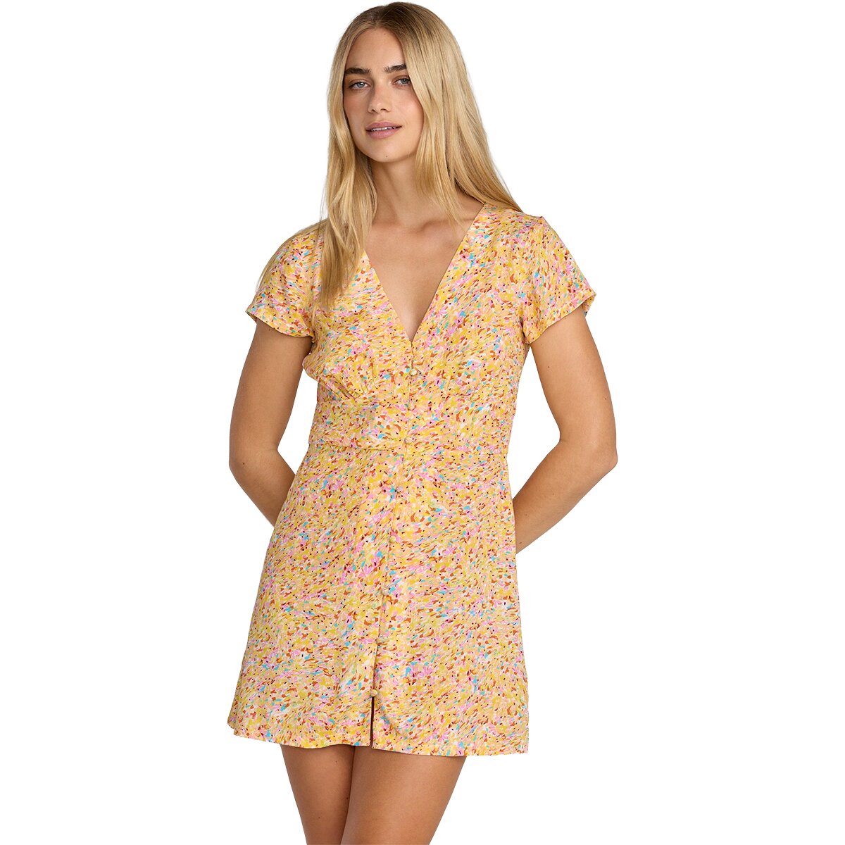 Image of RVCA Layla Mini Dress - Women's Multi, XL