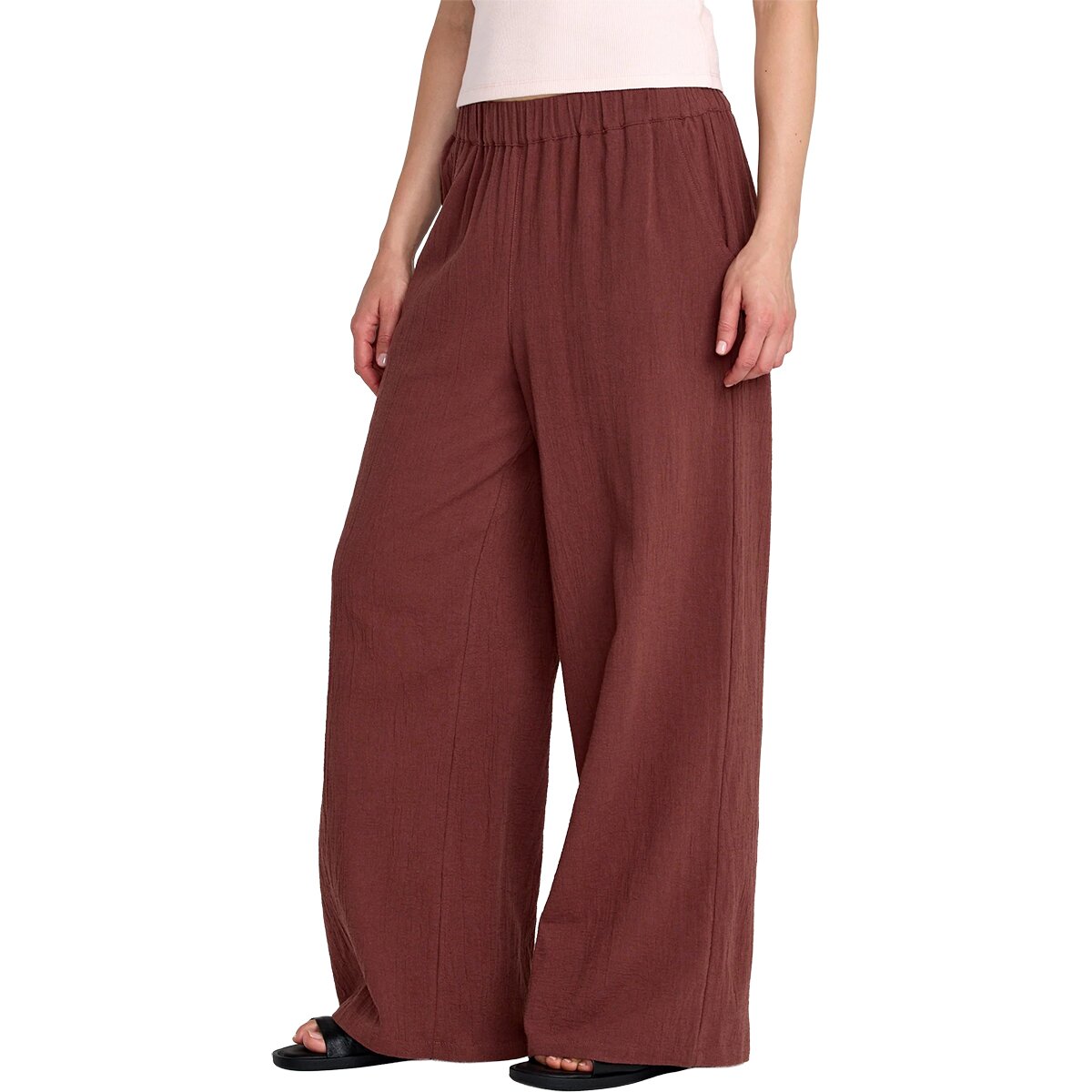 Image of RVCA New Yume Wide Pant - Women's Terra Brown, XS