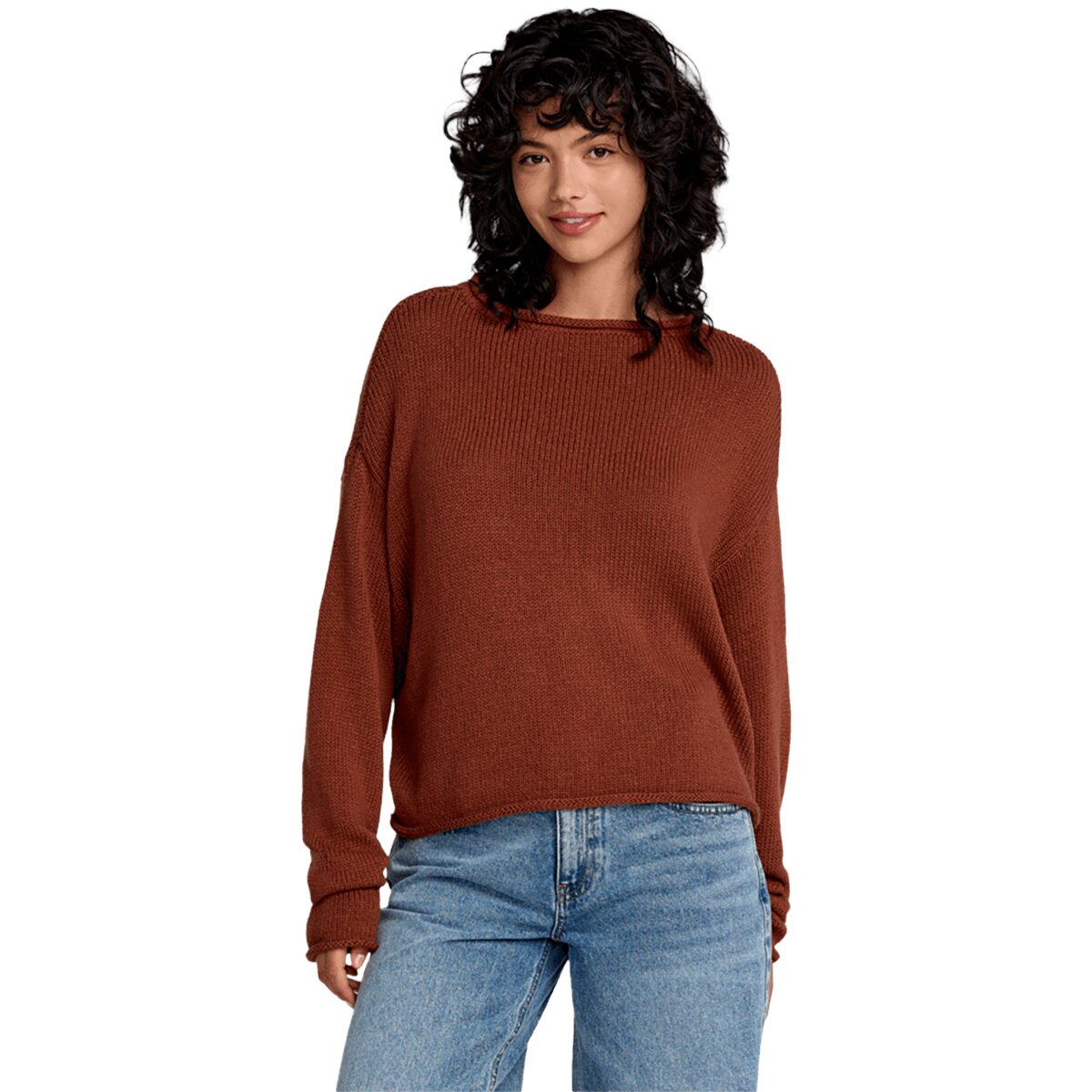 Image of RVCA Westin Sweater - Women's Mahogany, L