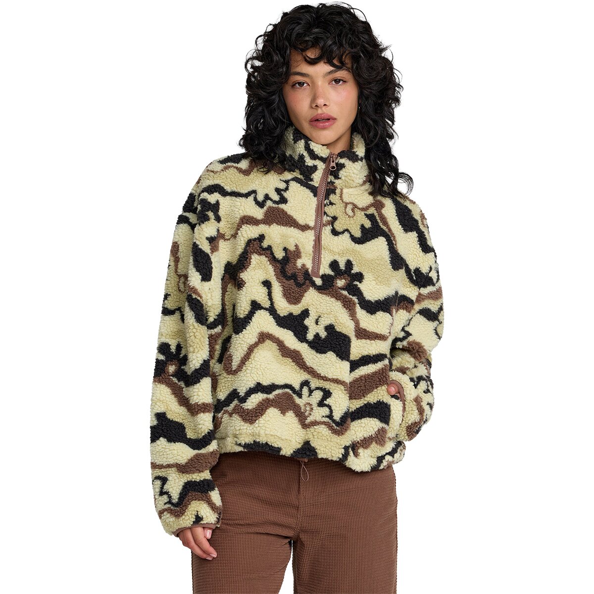 RVCA RVCA Ezra Polar Pullover - Women's Haze, XS - $90.00 at Backcountry.com