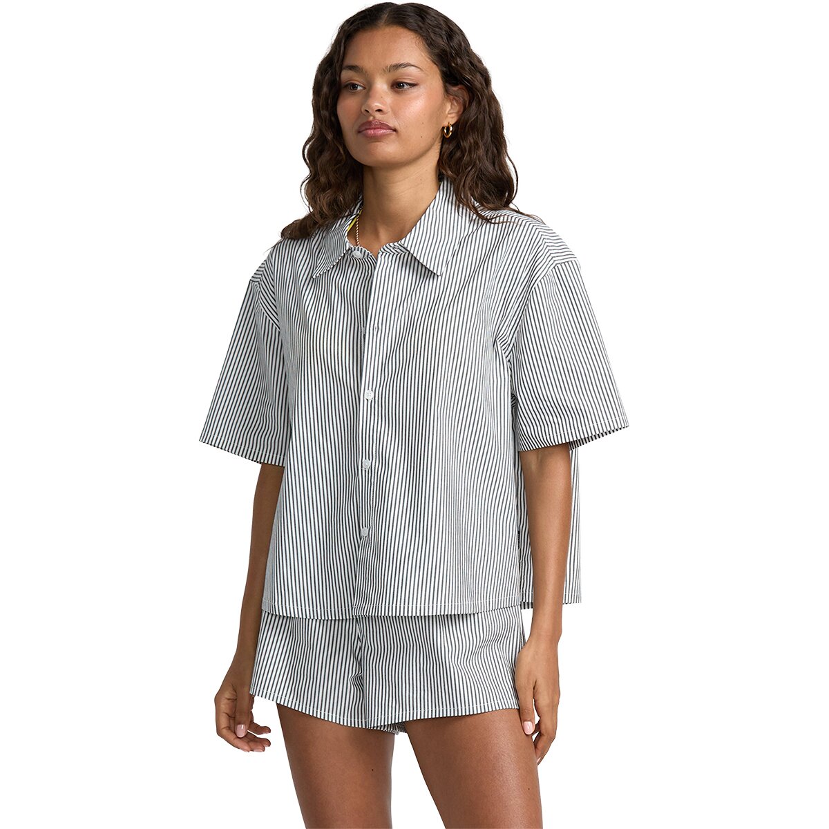 RVCA RVCA Mikey Top - Women's Pirate Black, L - $65.00 at Backcountry.com