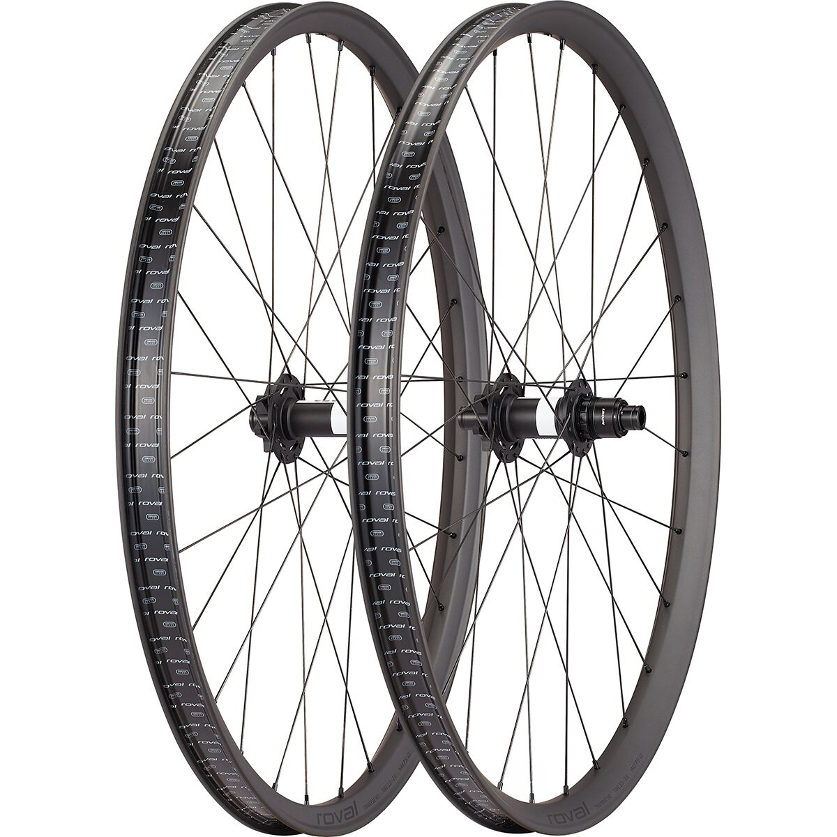 Image of Roval Traverse HD DT350 6B 29in Carbon Boost Wheel Carbon/Satin Black, 28h, Front