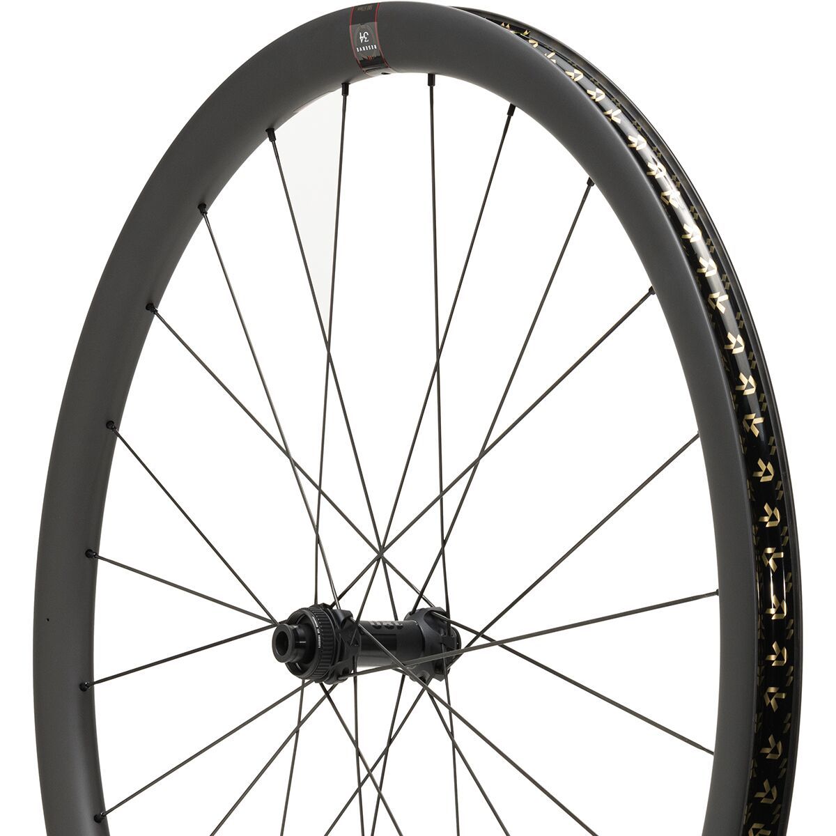 Image of Reserve Road DT 180 34/37 Tubeless Wheelset Black, Centerlock, HG