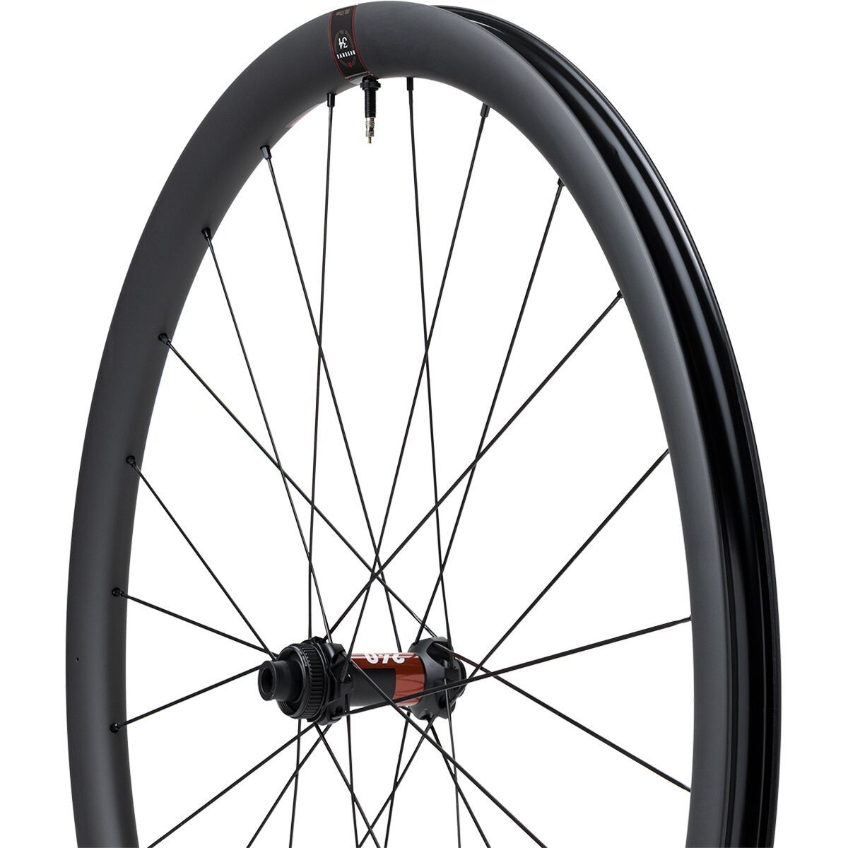 Image of Reserve Road DT 240 34/37 Tubeless Wheelset Black, Centerlock, HG