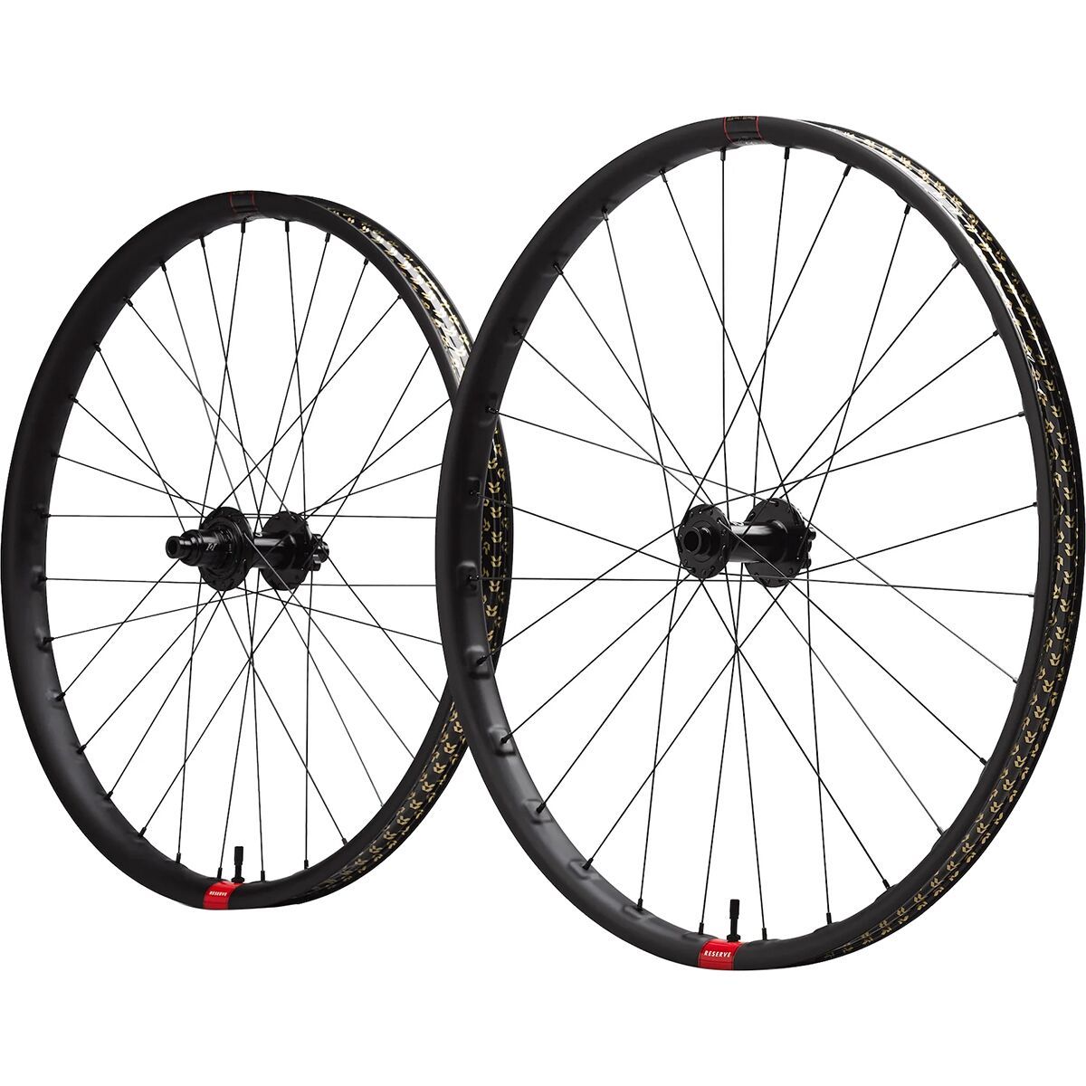 Image of Reserve 30 HD DH Alloy MX DT 350 Boost Wheelset Black, 20x110/12x157, 6 Bolt, XD