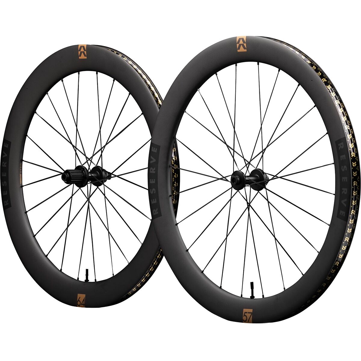 Image of Reserve 57/64 TA DT 180 Carbon Wheelset Black, HG11